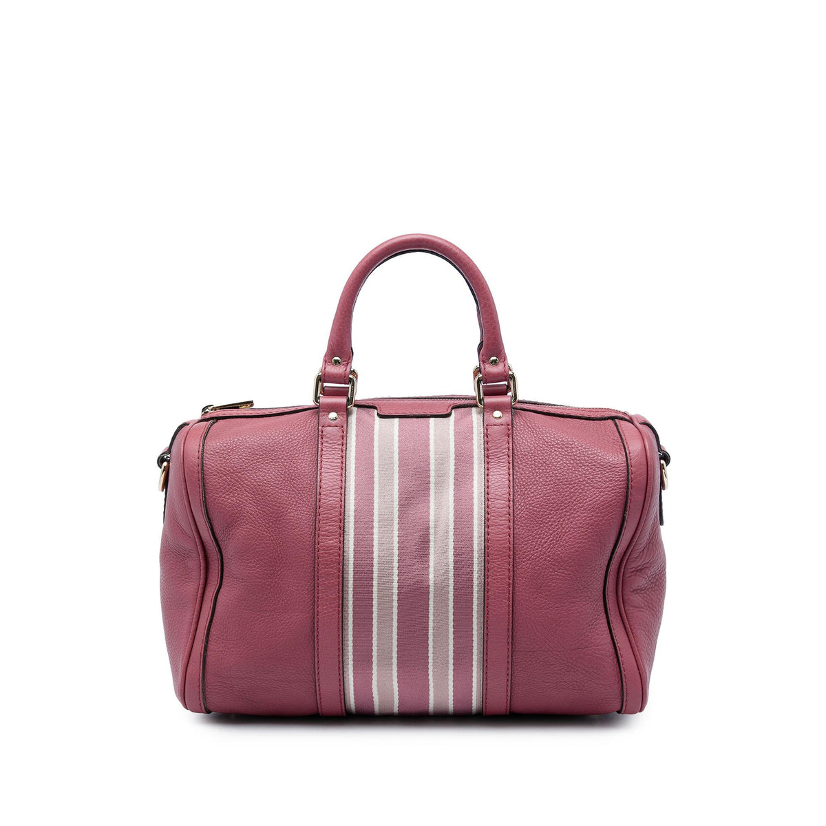 Gucci Medium Calfskin Web Joy Boston Bag