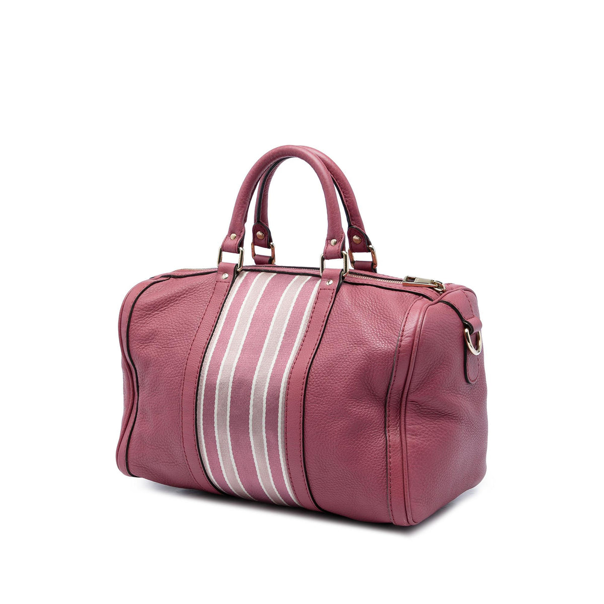 Gucci Medium Calfskin Web Joy Boston Bag