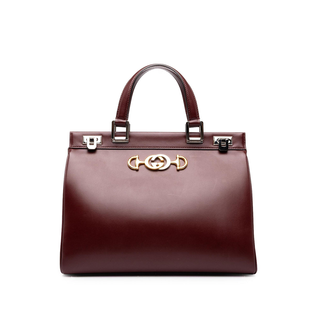Gucci Medium Calfskin Zumi Top Handle Bag