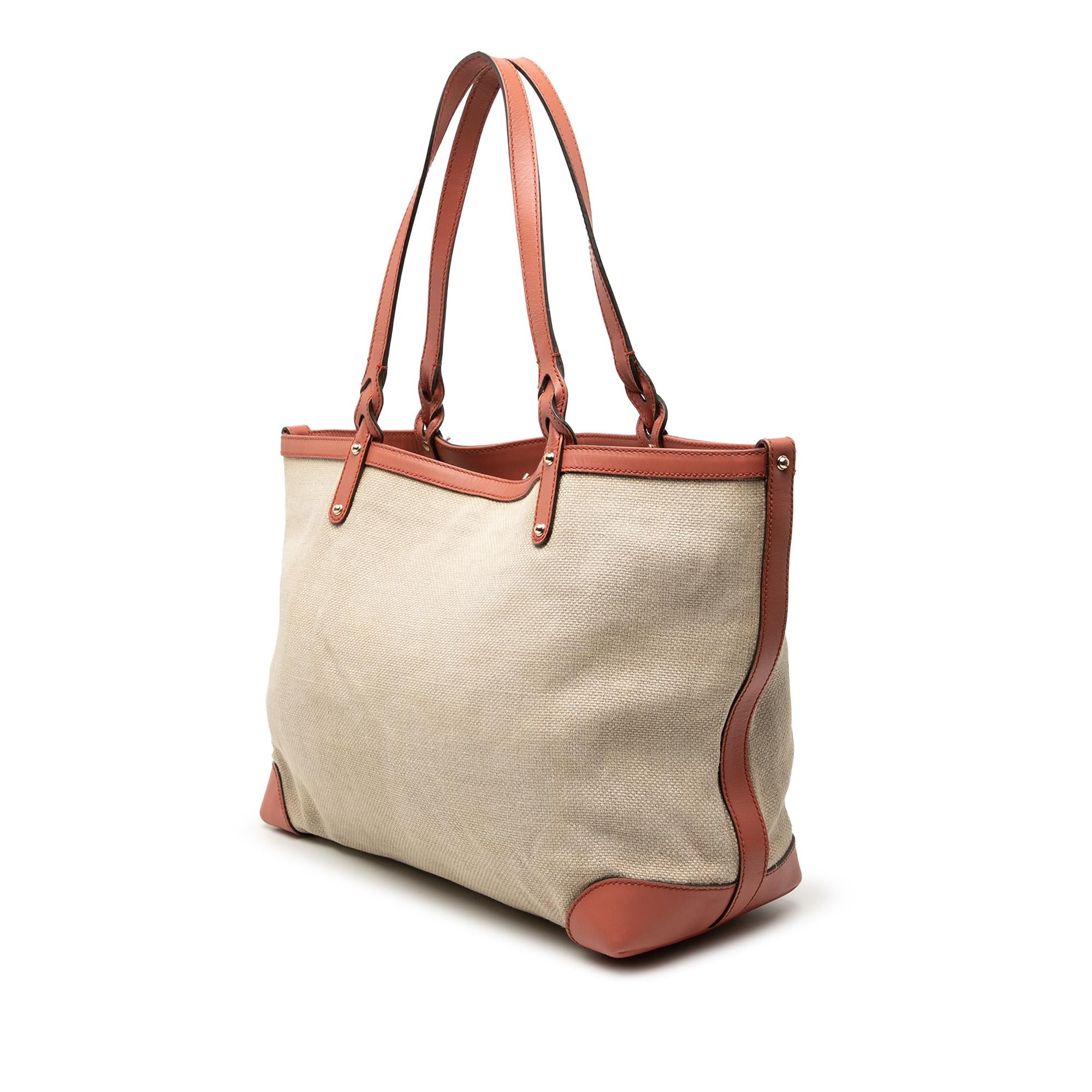Gucci Medium Canvas Craft Tote