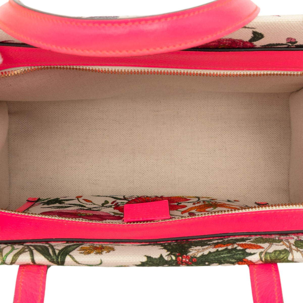 Gucci Medium Canvas Flora Satchel