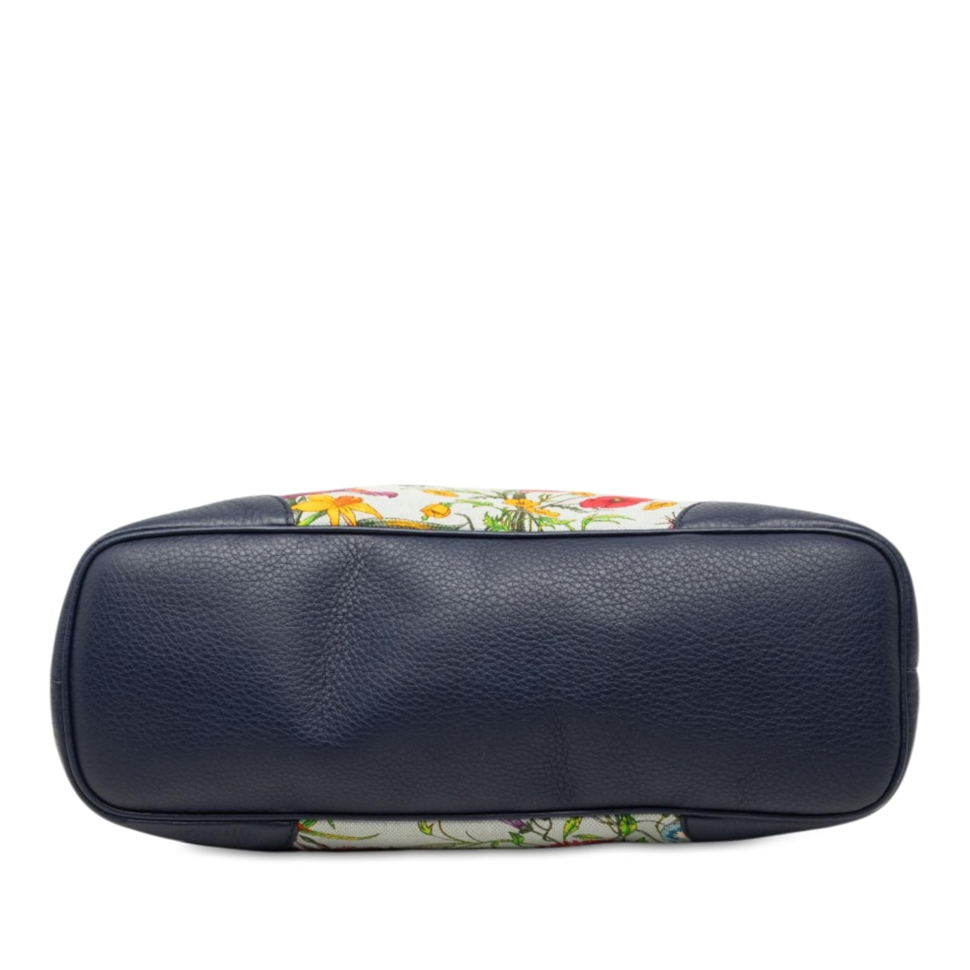 Gucci Medium Canvas Flora Tote