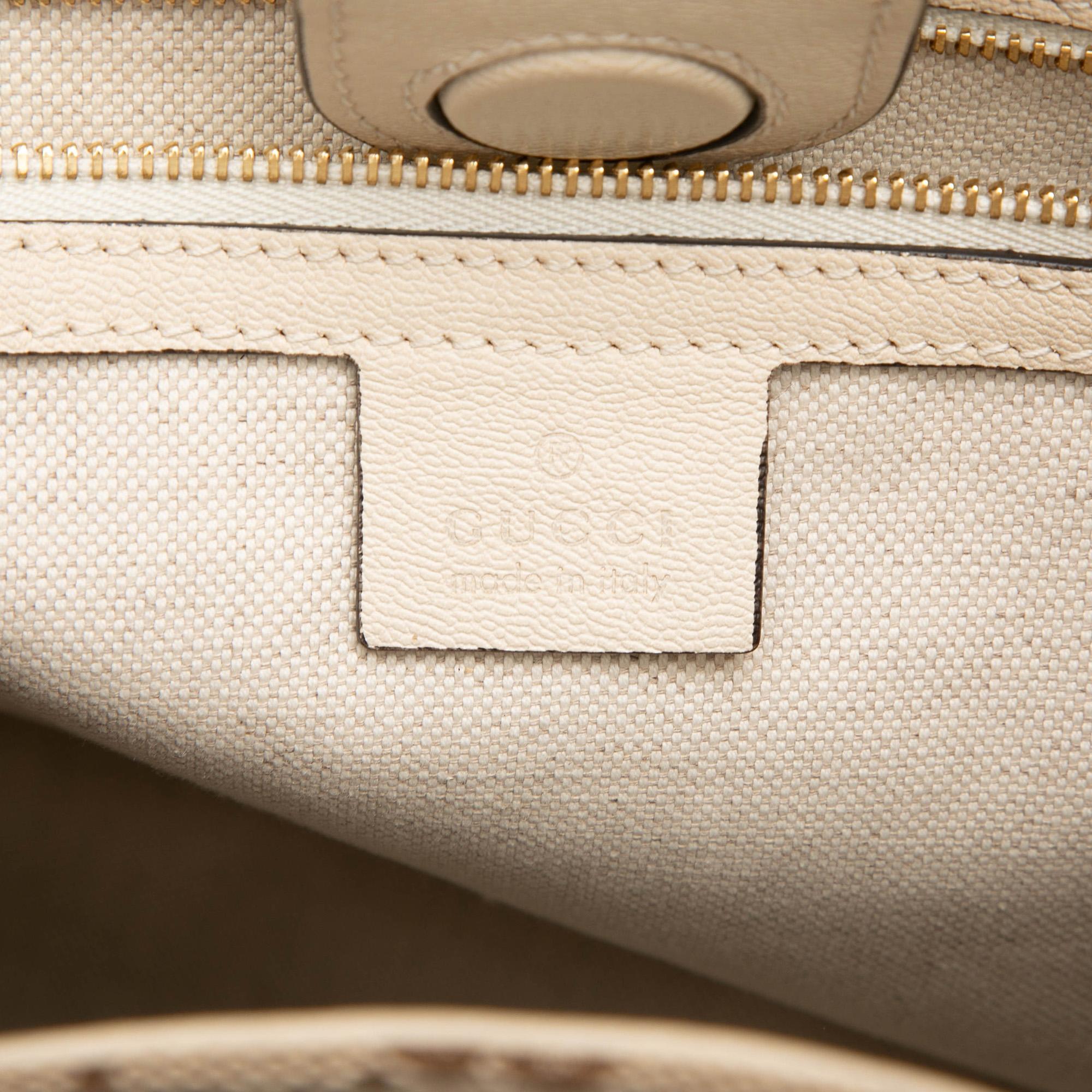 Gucci Medium Canvas Horsebit 1955 Tote