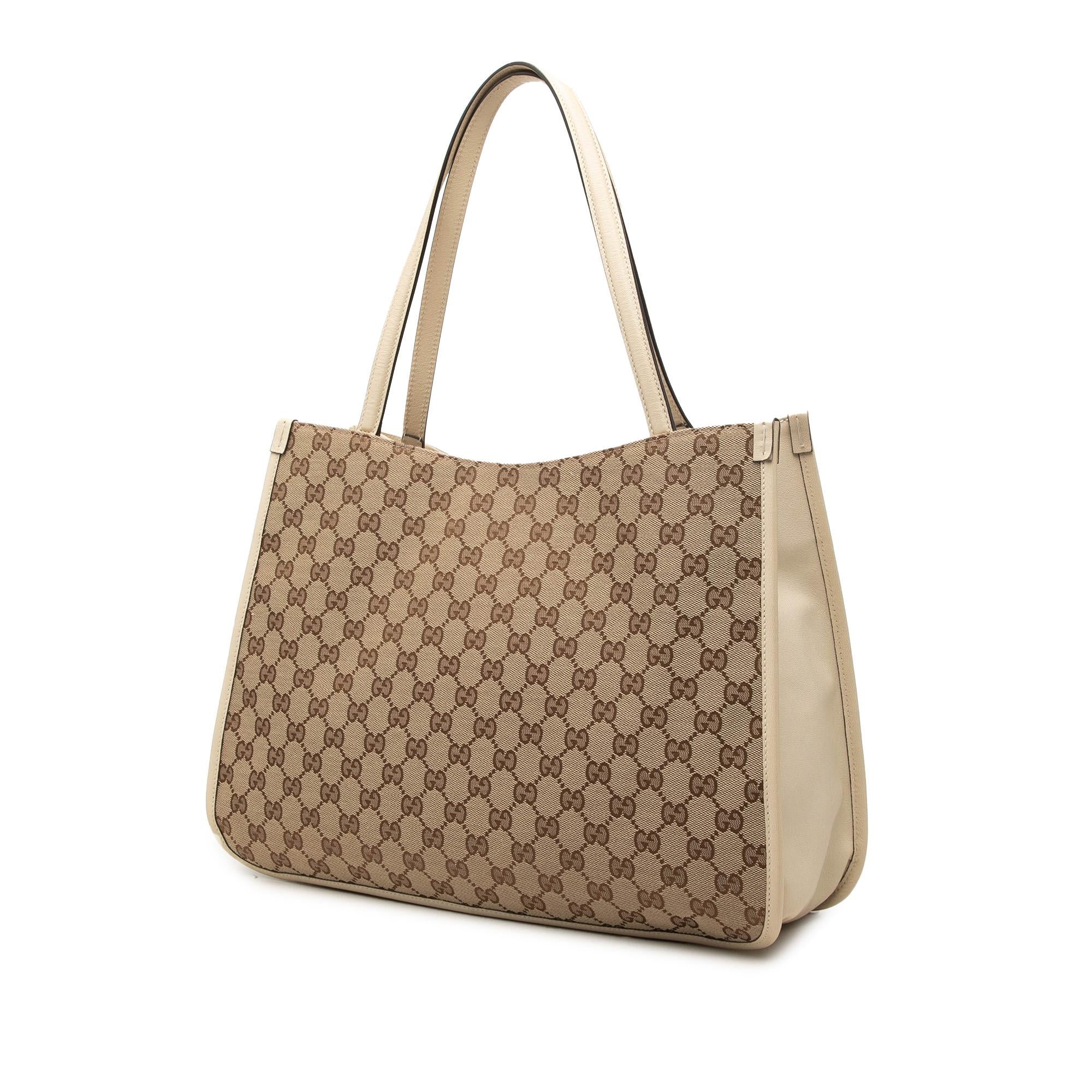 Gucci Medium Canvas Horsebit 1955 Tote