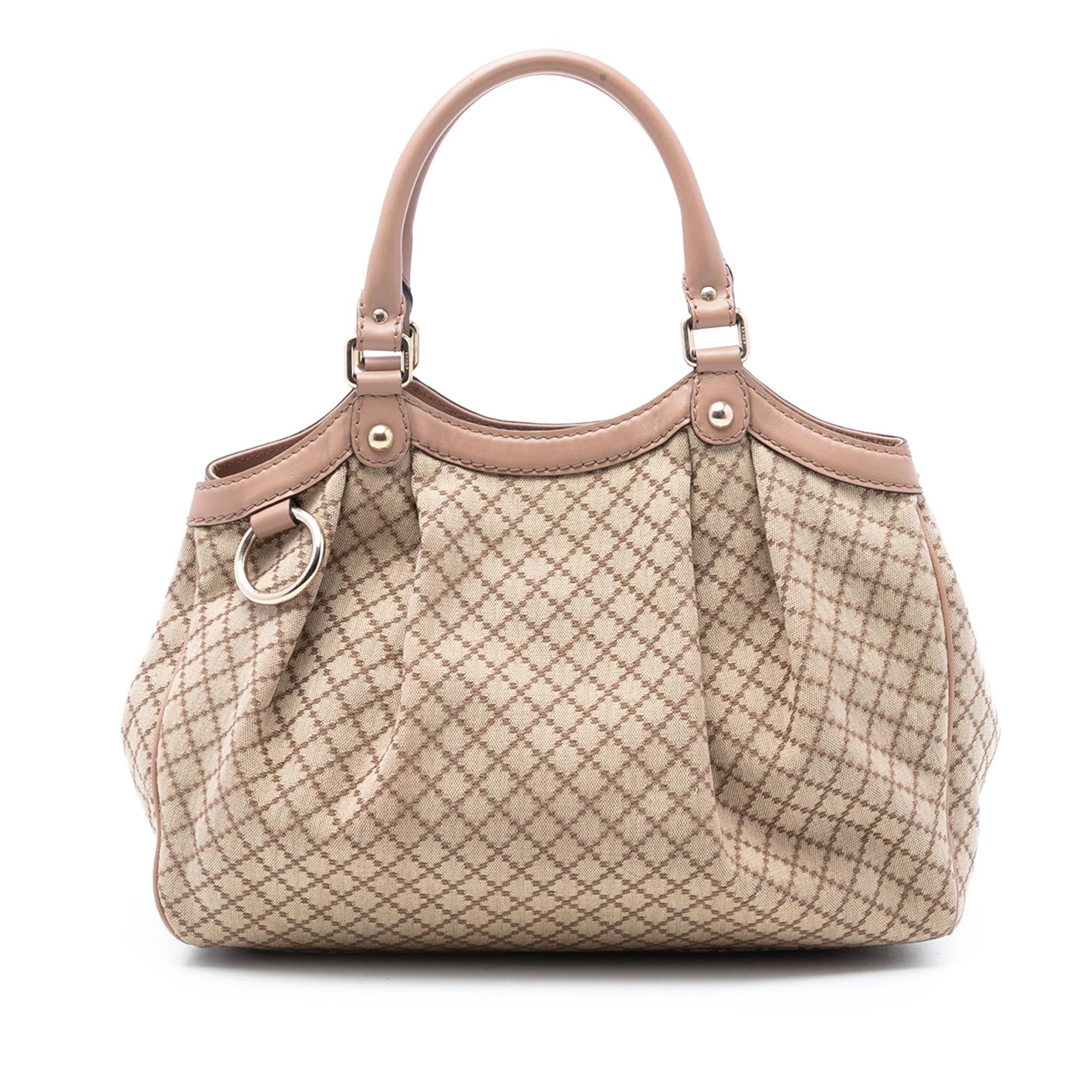 Gucci Medium Diamante Canvas Sukey Tote