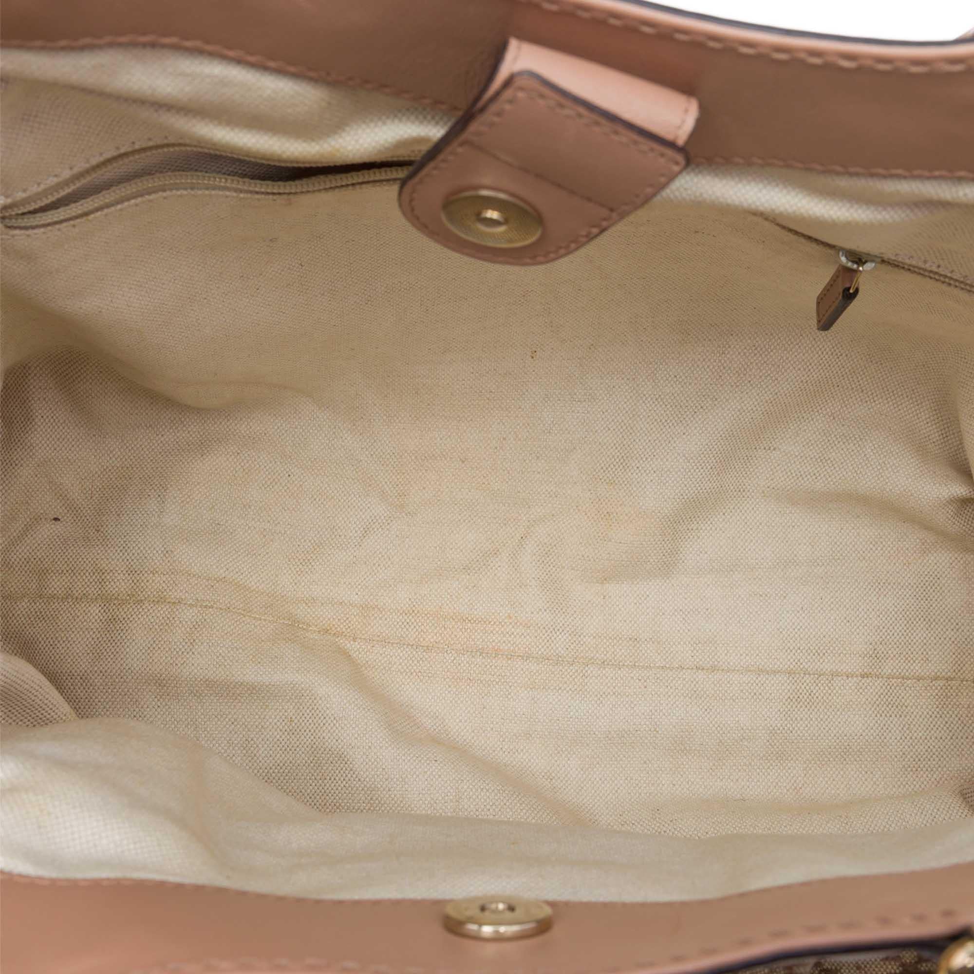 Gucci Medium Diamante Canvas Sukey Tote