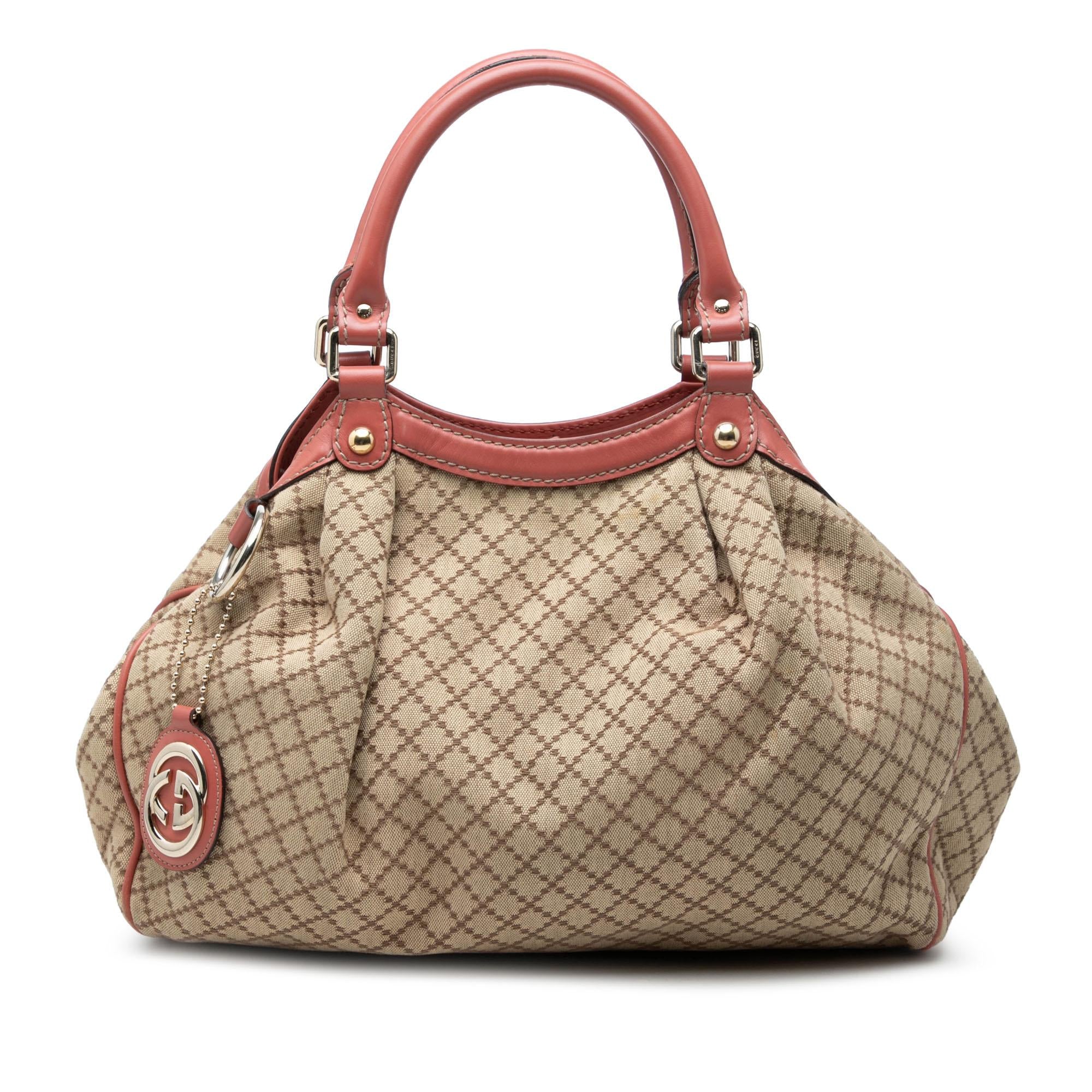 Gucci Medium Diamante Canvas Sukey Tote