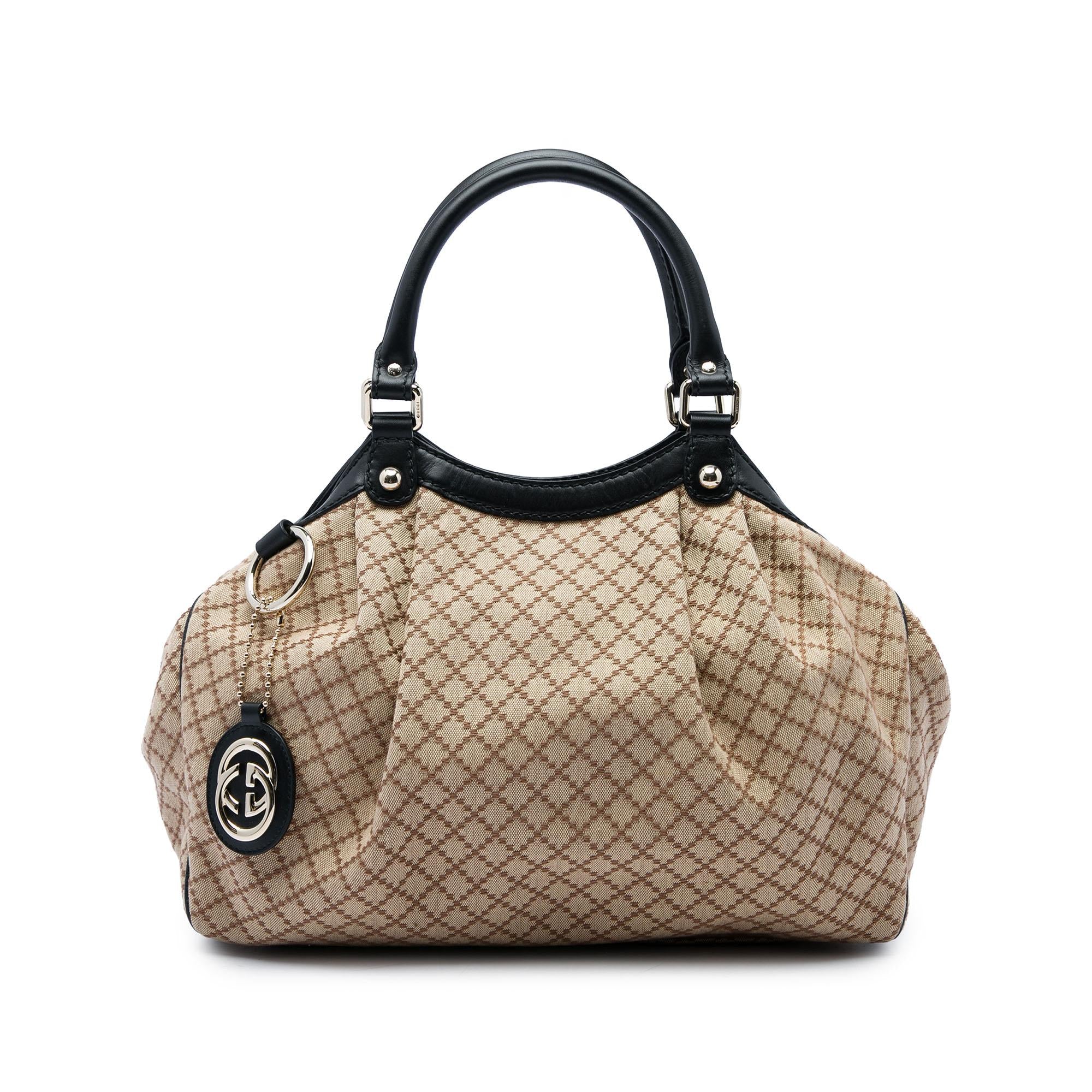 Gucci Medium Diamante Canvas Sukey Tote