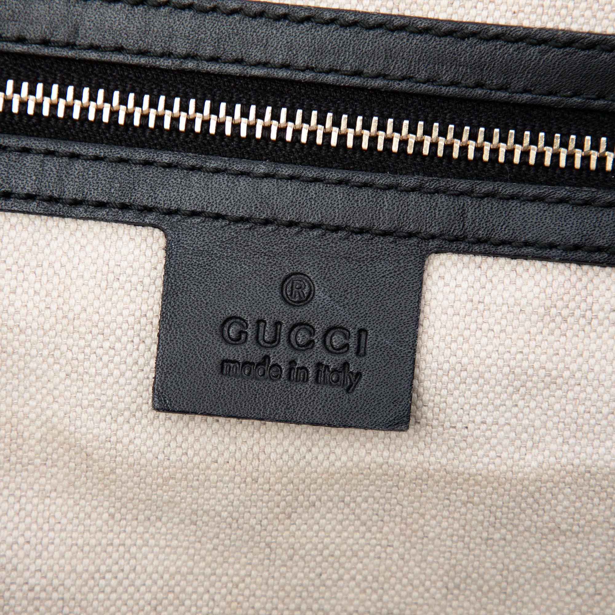 Gucci Medium Diamante Canvas Web Joy Boston Bag