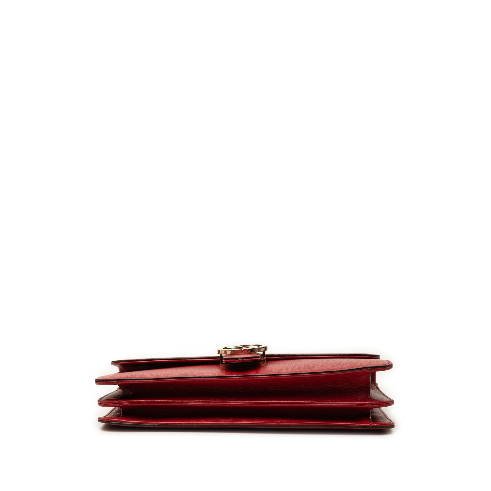 Gucci Medium Dollar Calfskin Interlocking G Crossbody