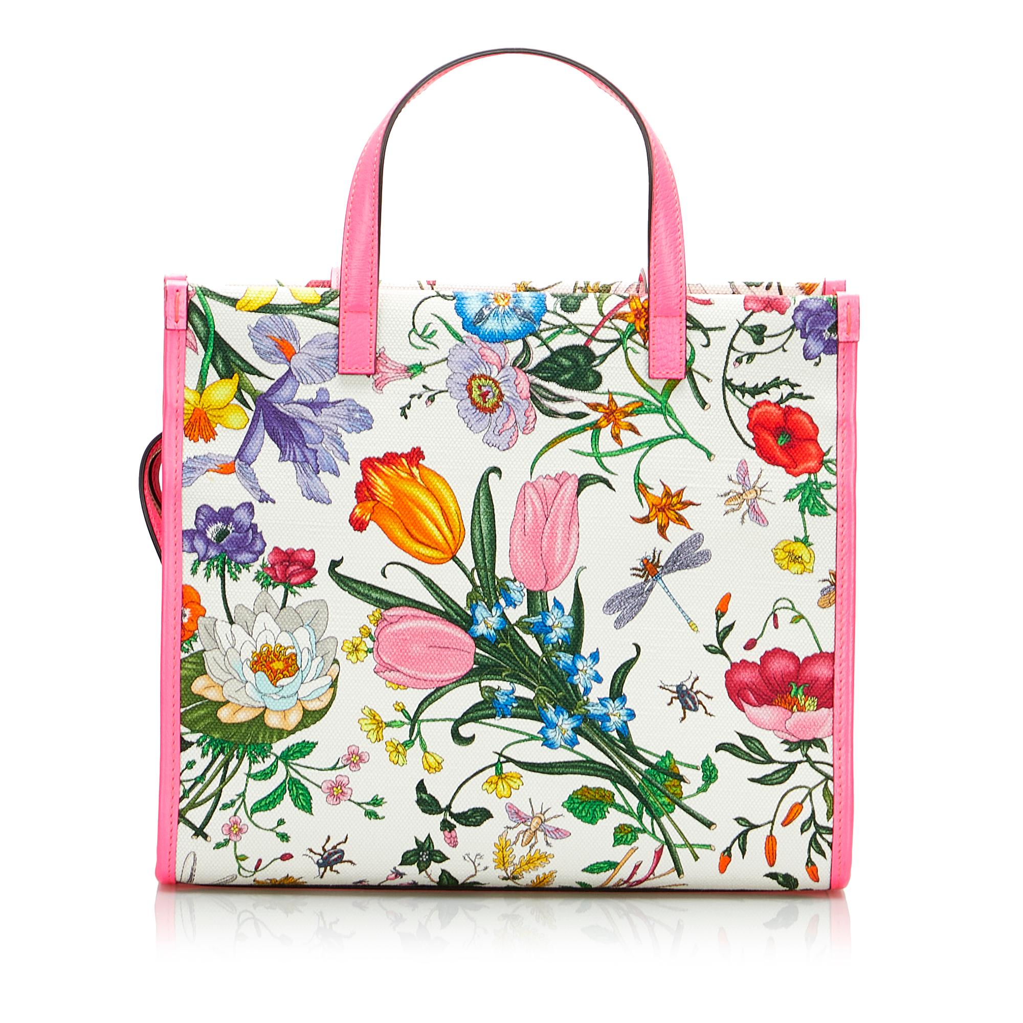 Gucci Medium Flora Satchel (SHG-ebZ0Dt)