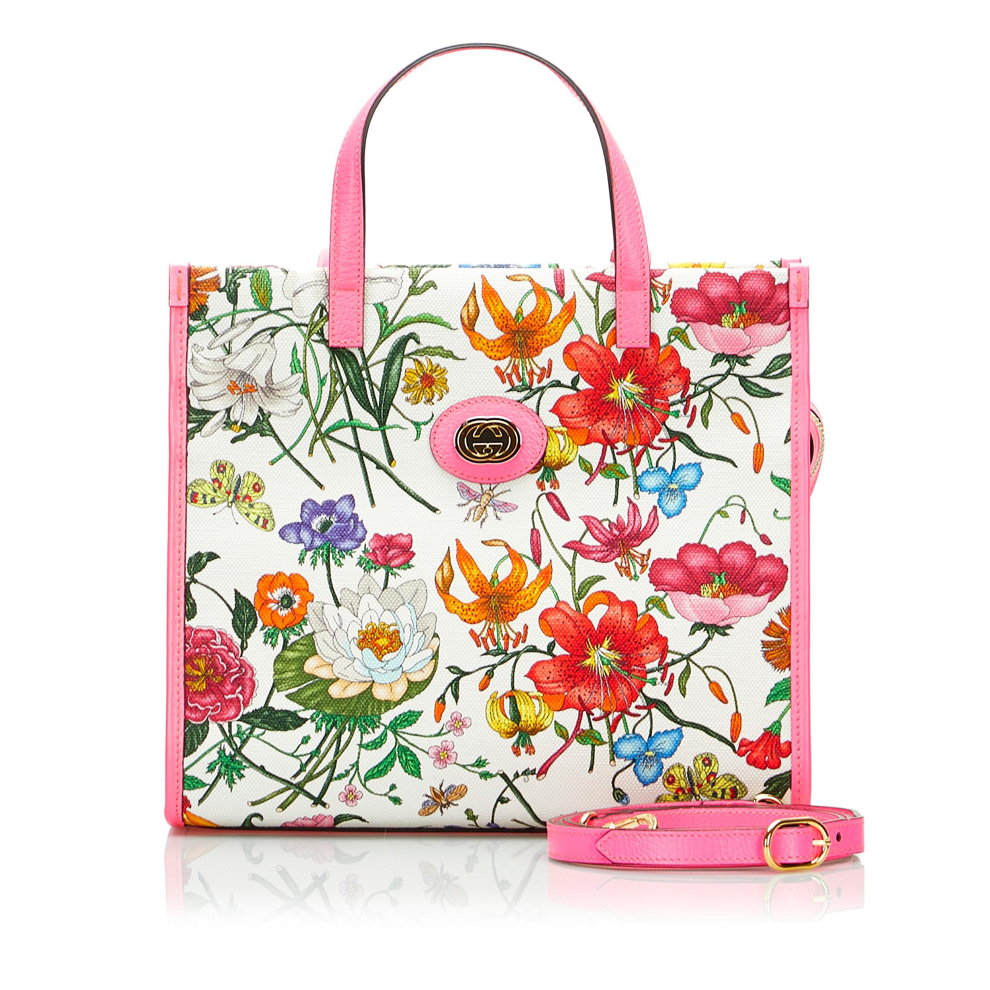 Gucci Medium Flora Satchel (SHG-ebZ0Dt)