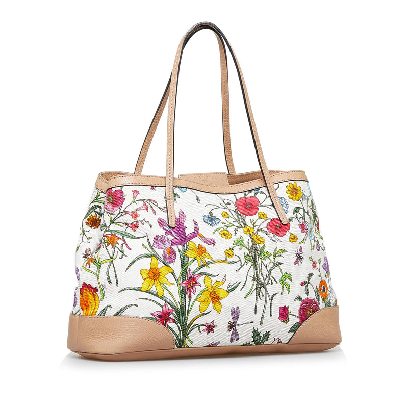 Gucci Medium Flora Tote Bag (SHG-K2LhJ2)