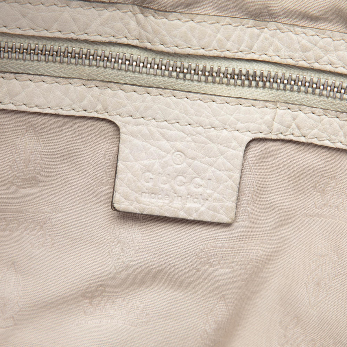 Gucci Medium GG Canvas Bamboo Bar Tote