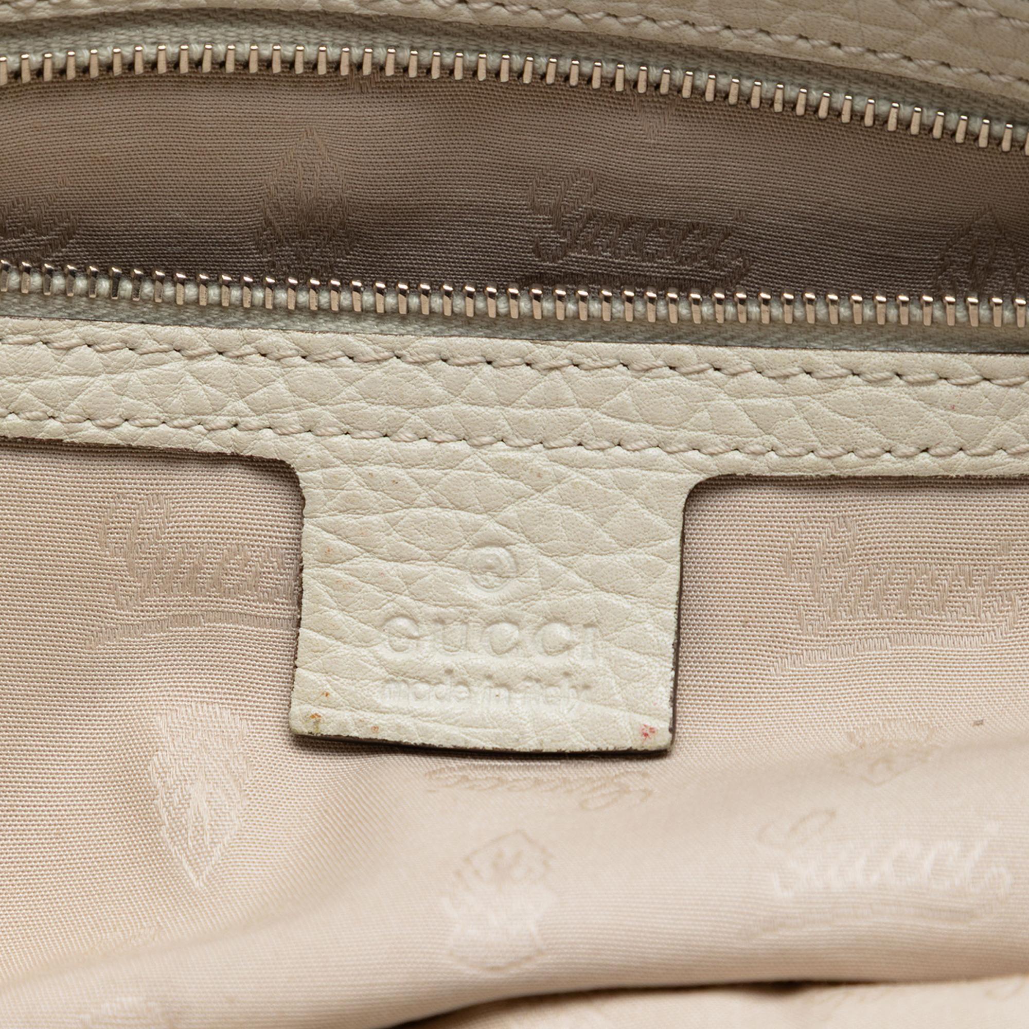 Gucci Medium GG Canvas Bamboo Libeccio Tote