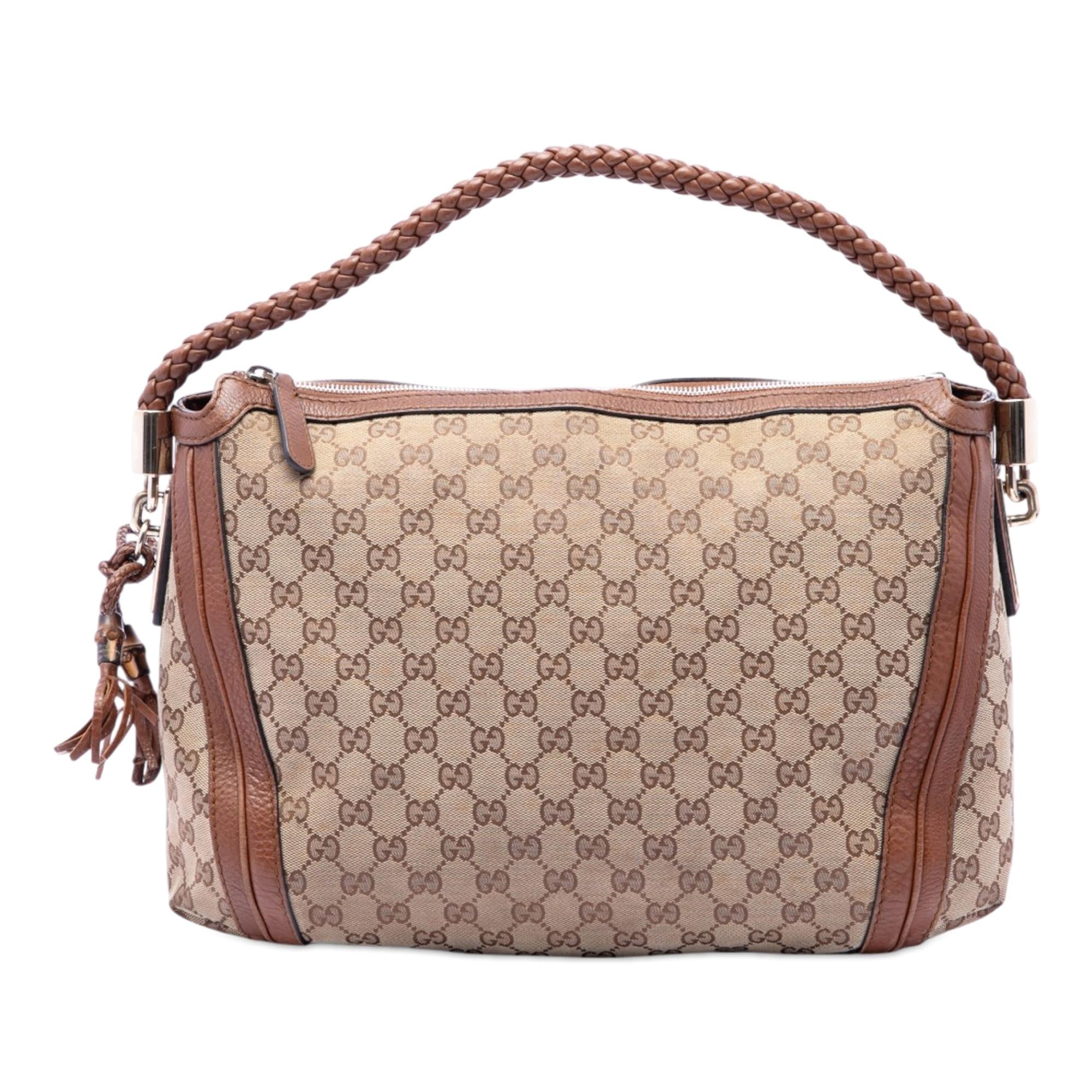 Gucci Medium GG Canvas Bella Shoulder Bag