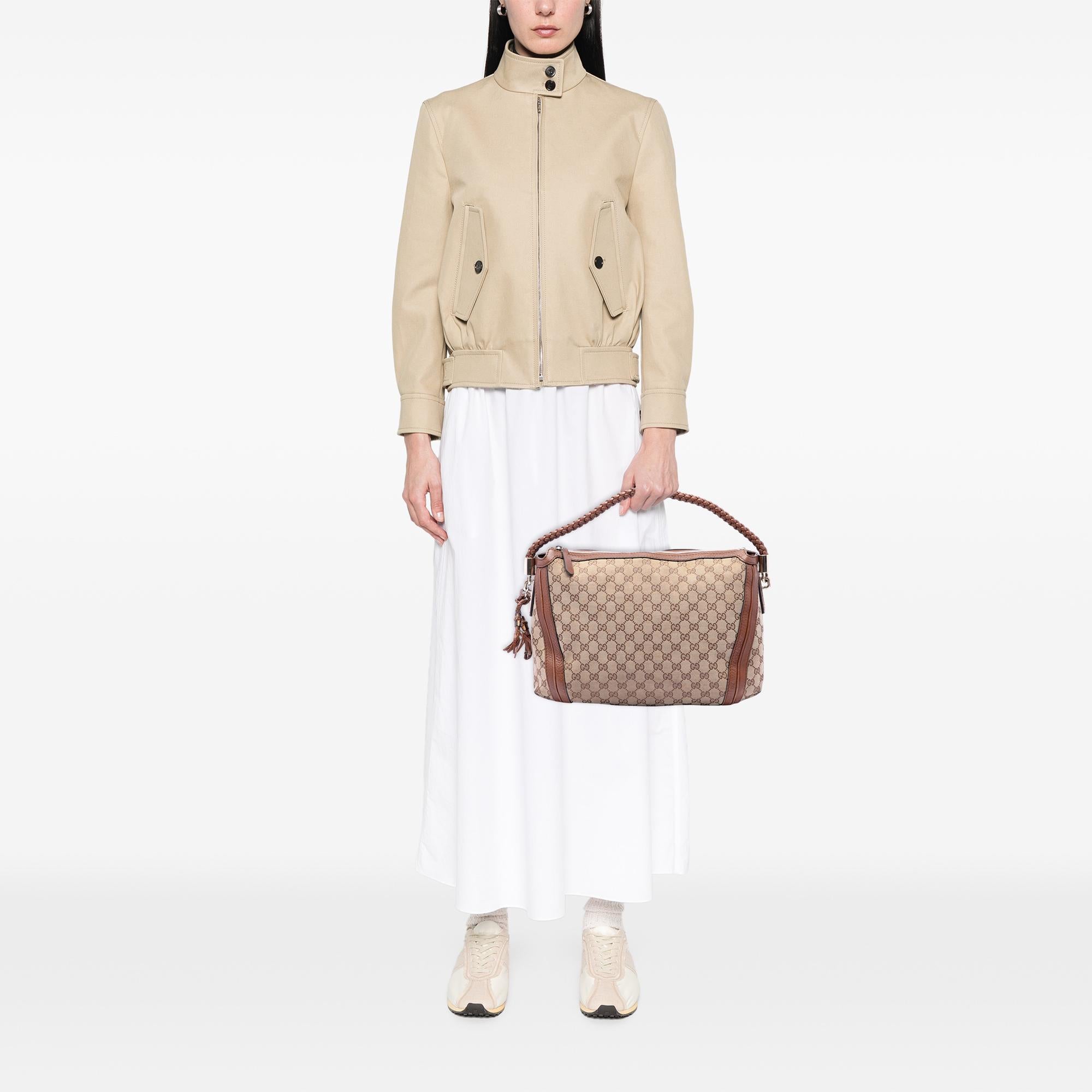 Gucci Medium GG Canvas Bella Shoulder Bag