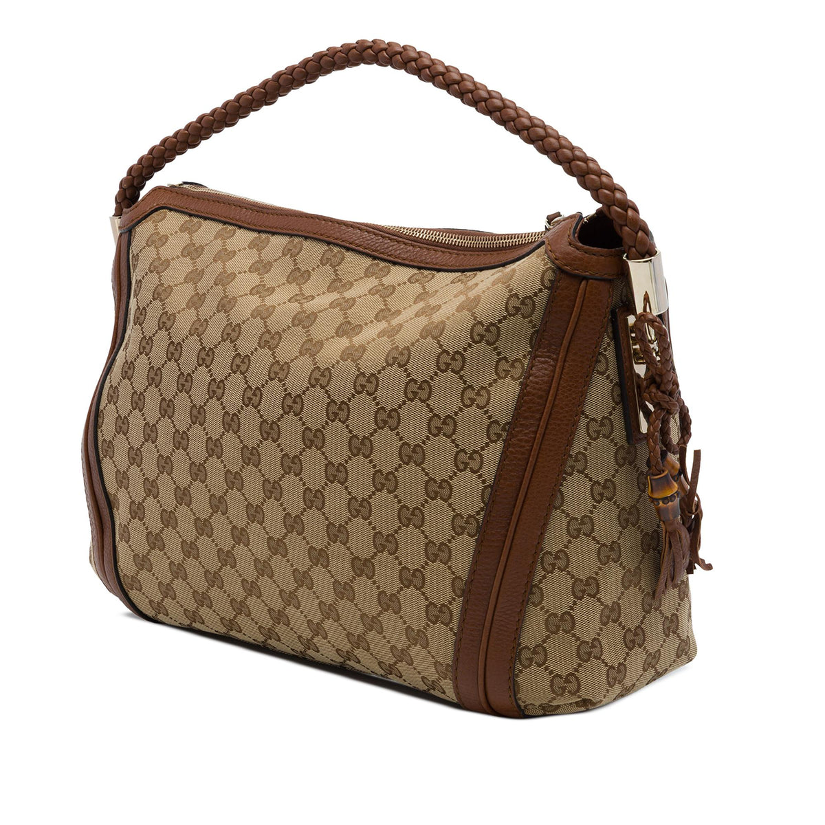 Gucci Medium GG Canvas Bella Shoulder Bag