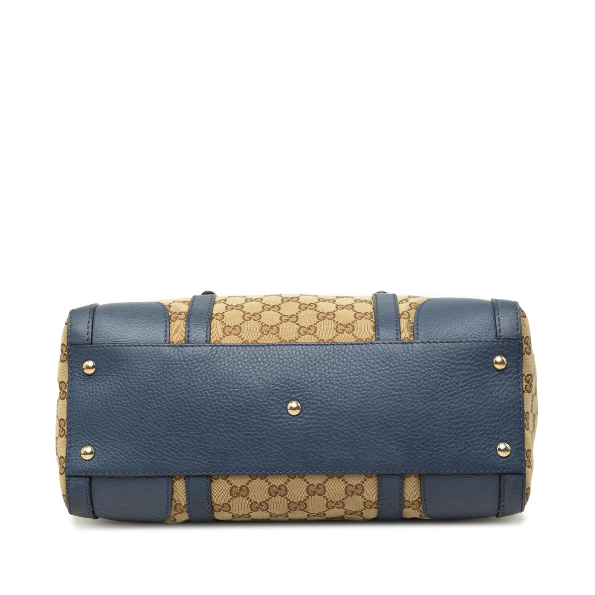 Gucci Medium GG Canvas Belted Boston Bag