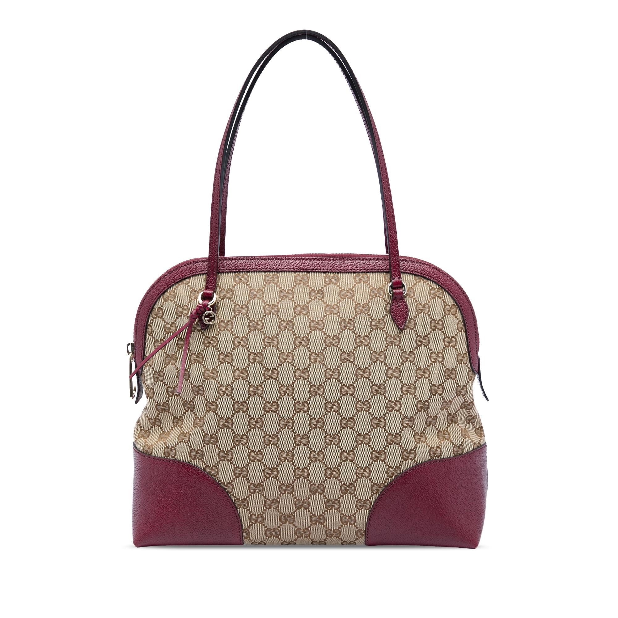 Gucci Medium GG Canvas Bree Dome Tote