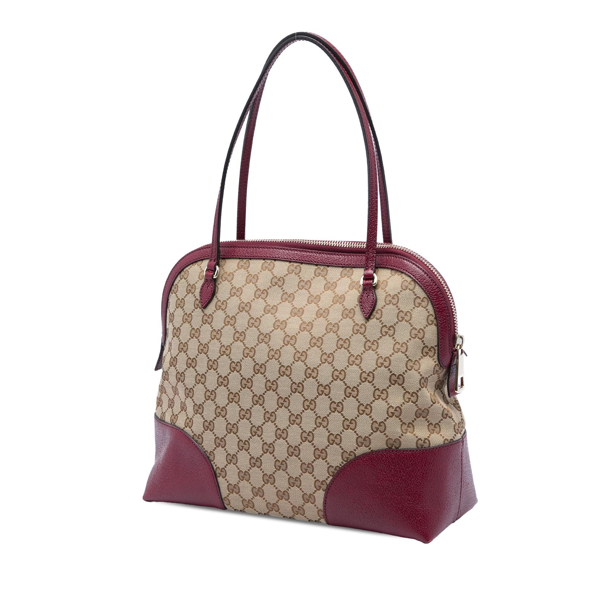 Gucci Medium GG Canvas Bree Dome Tote