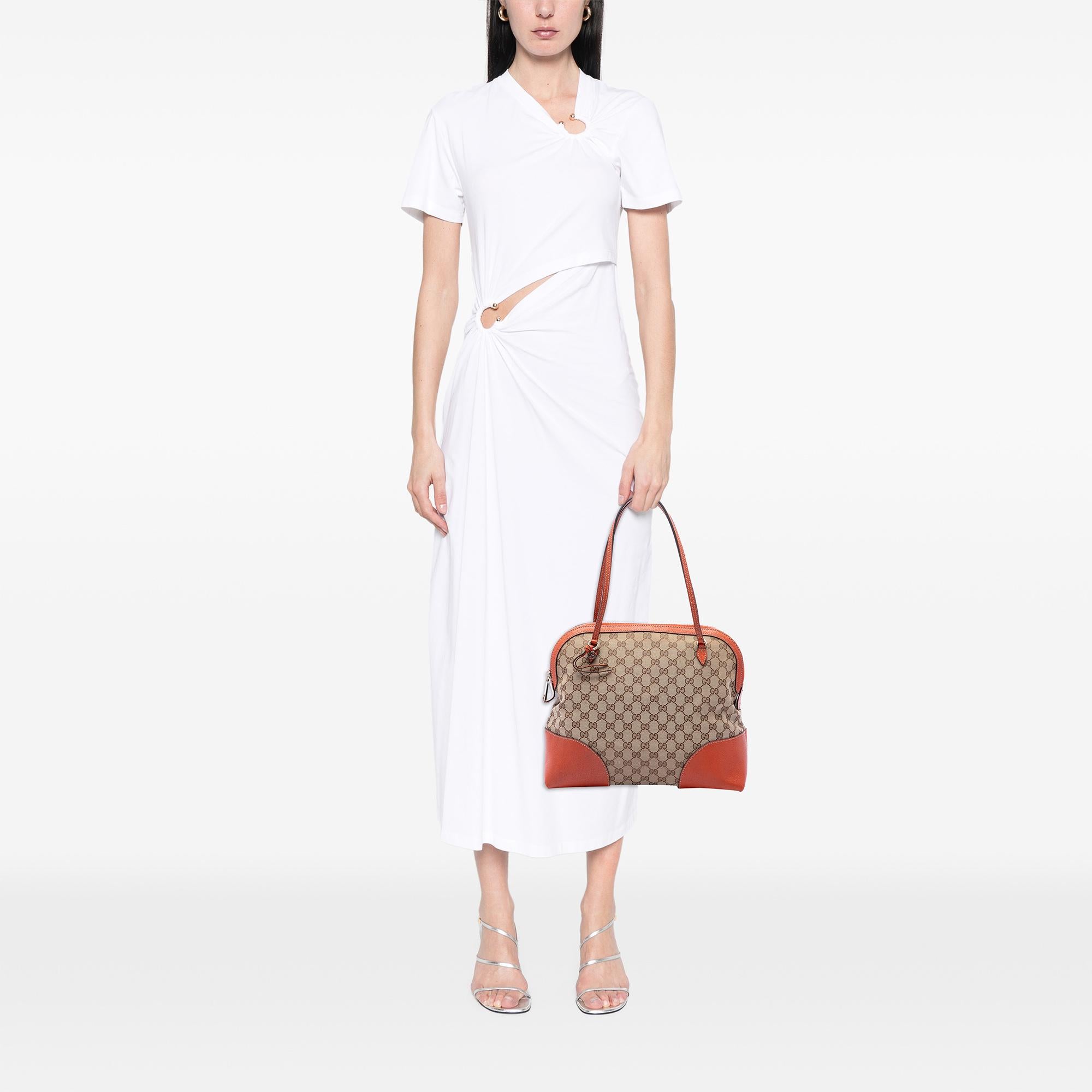 Gucci Medium GG Canvas Bree Dome Tote