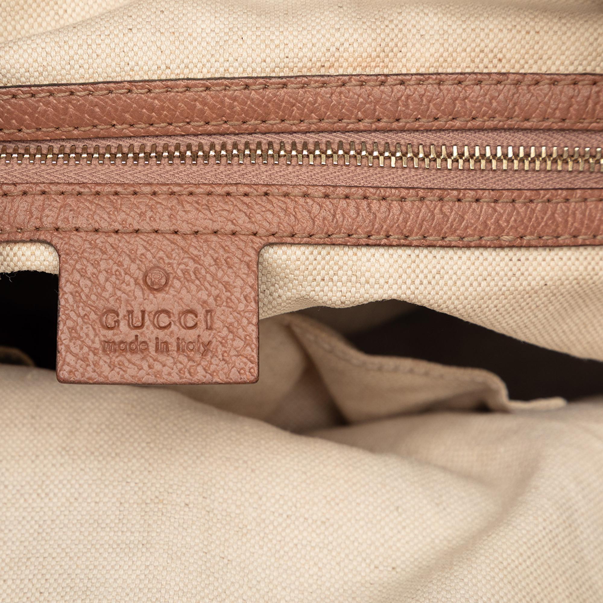 Gucci Medium GG Canvas Bree Fold Over Tote