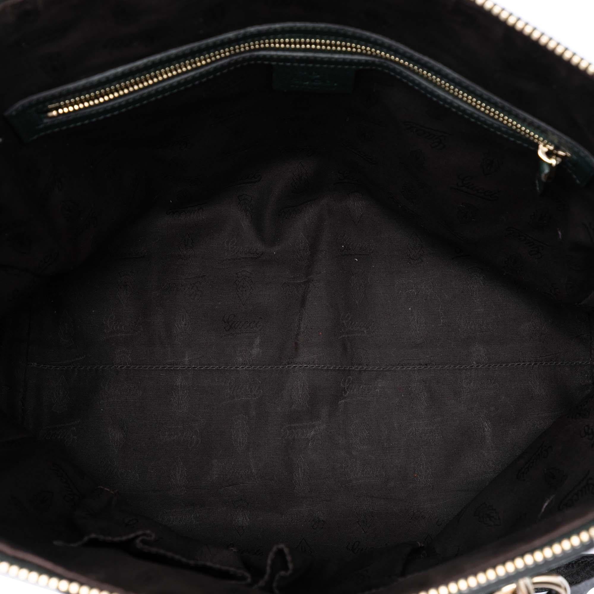 Gucci Medium GG Canvas Charm Satchel