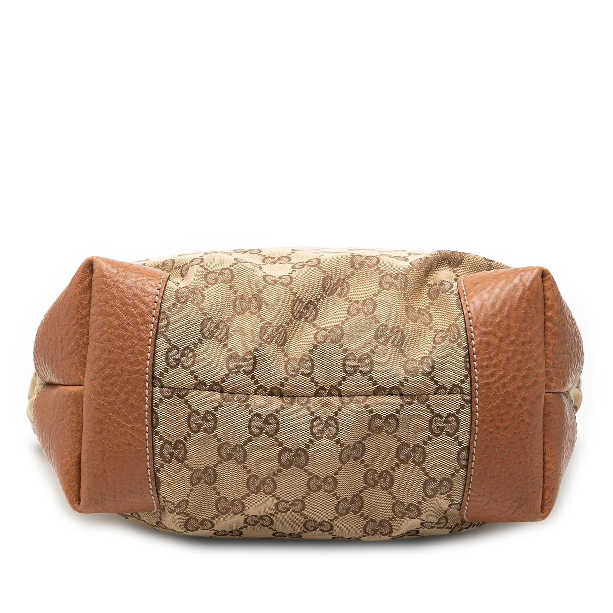 Gucci Medium GG Canvas GG Charm Tote
