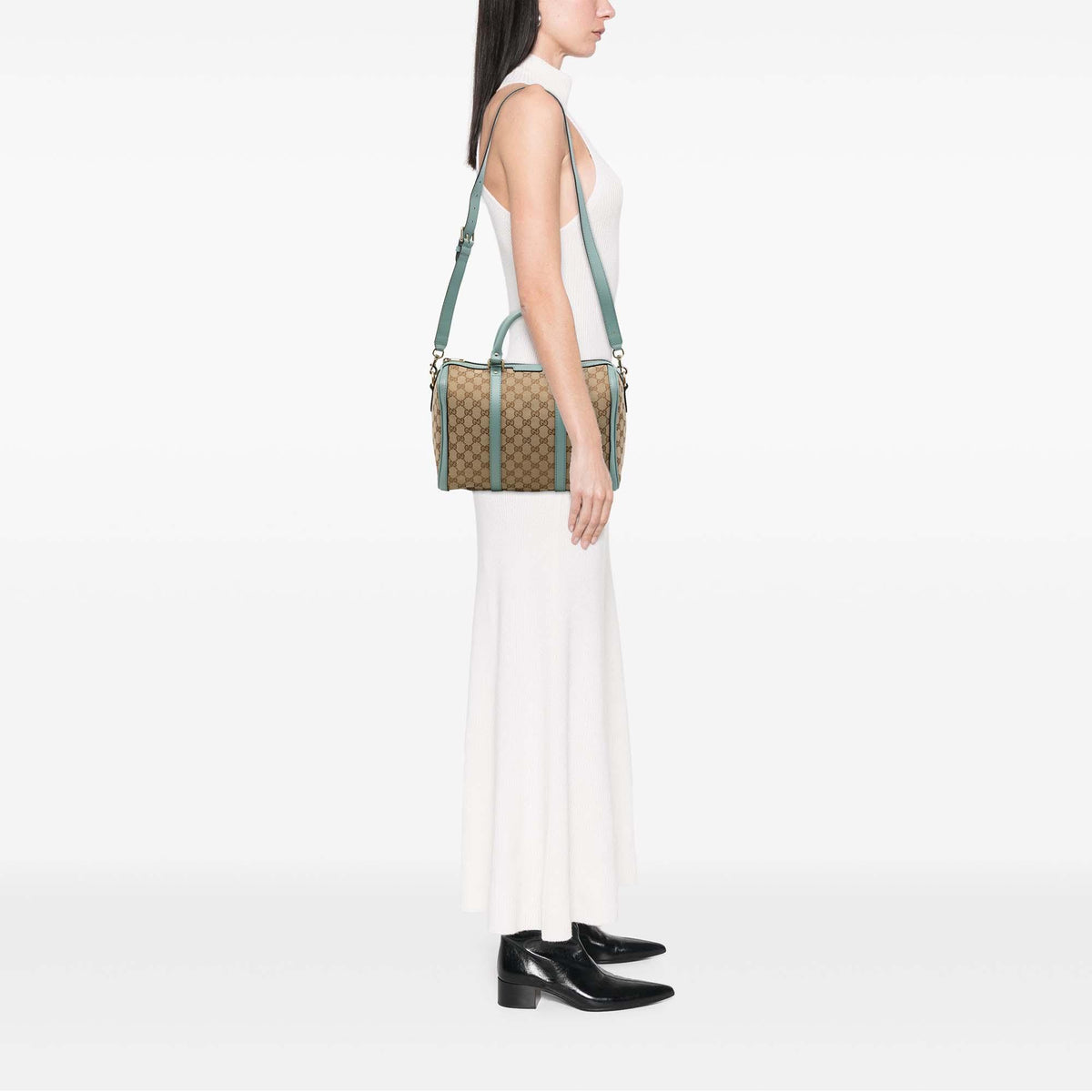Gucci Medium GG Canvas Joy Boston Bag