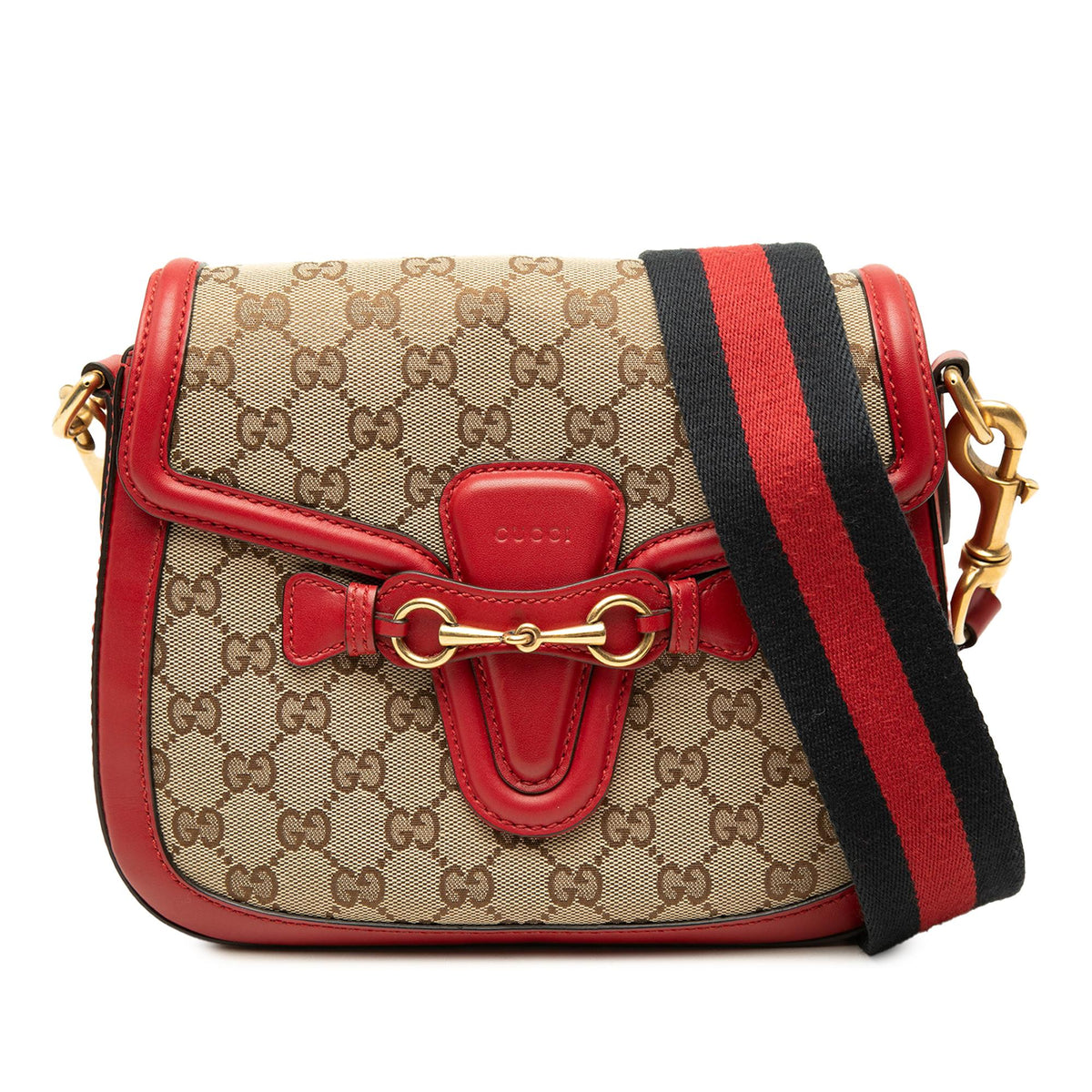 Gucci Medium GG Canvas Lady Web Crossbody