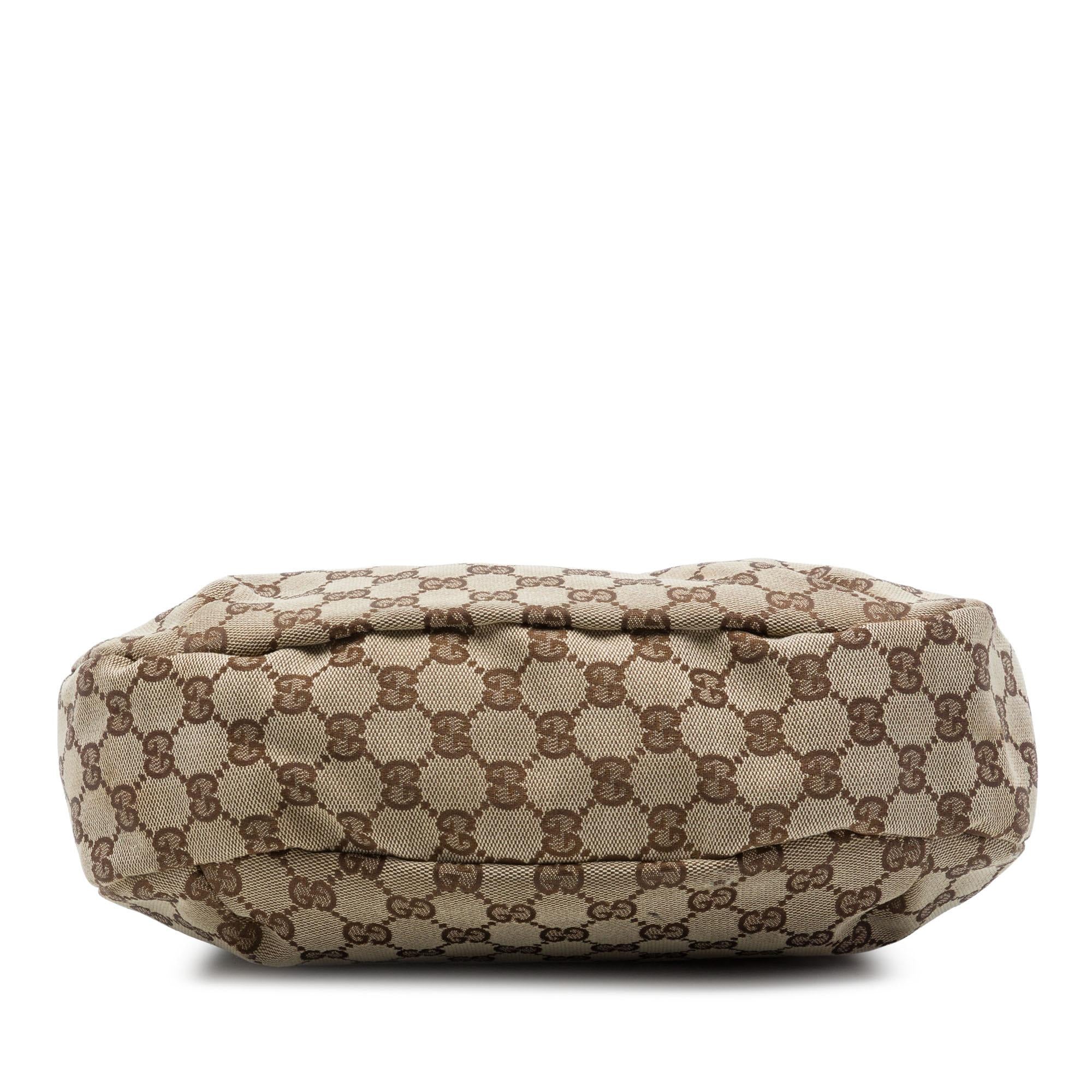 Gucci Medium GG Canvas New Ladies Web Hobo