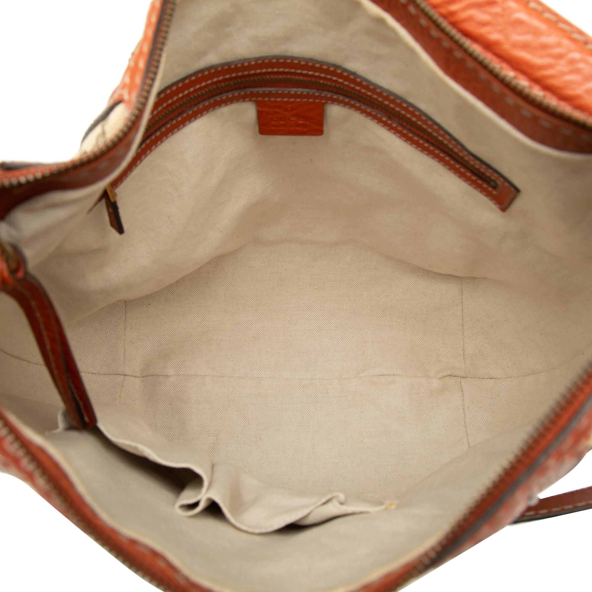 Gucci Medium GG Canvas Running Satchel