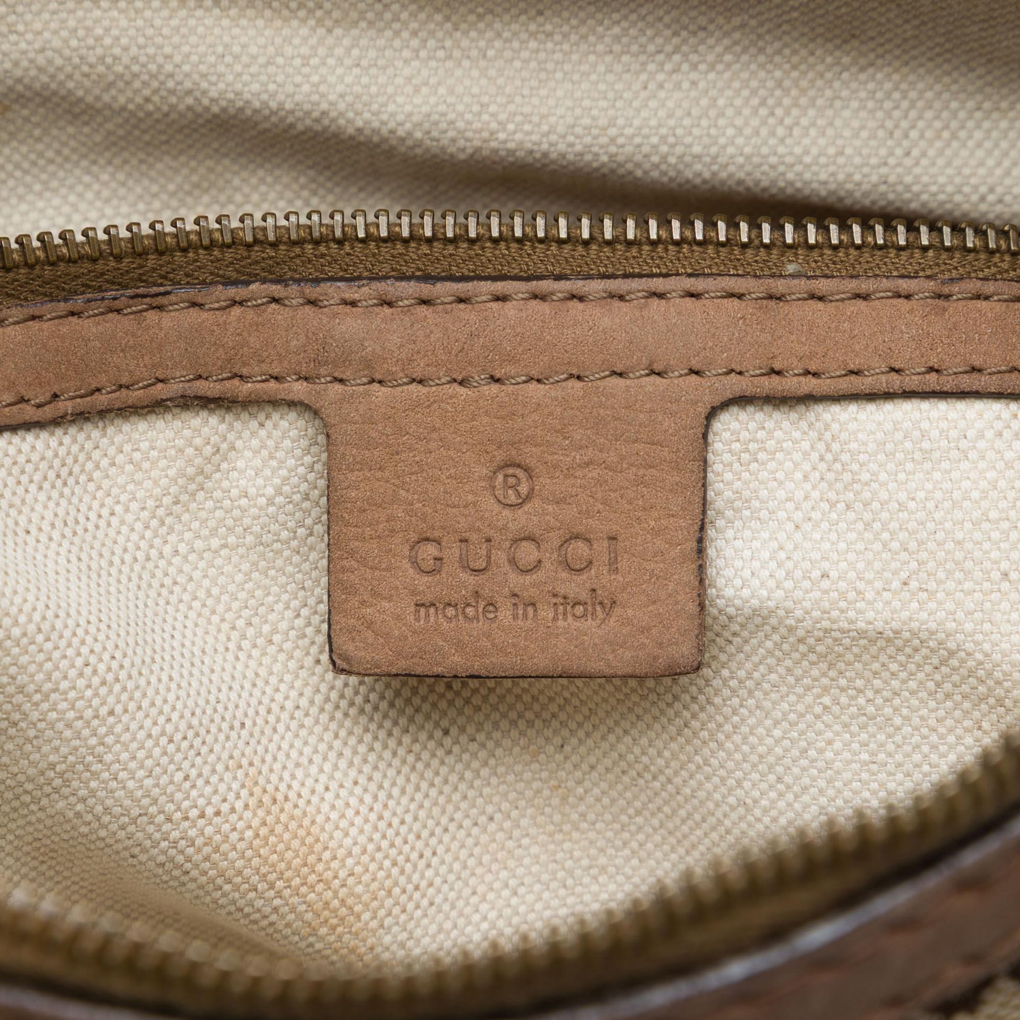 Gucci Medium GG Canvas Running Satchel
