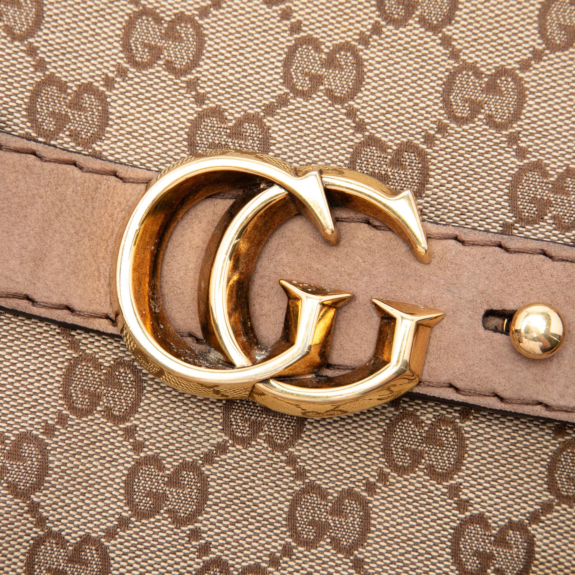 Gucci Medium GG Canvas Running Satchel