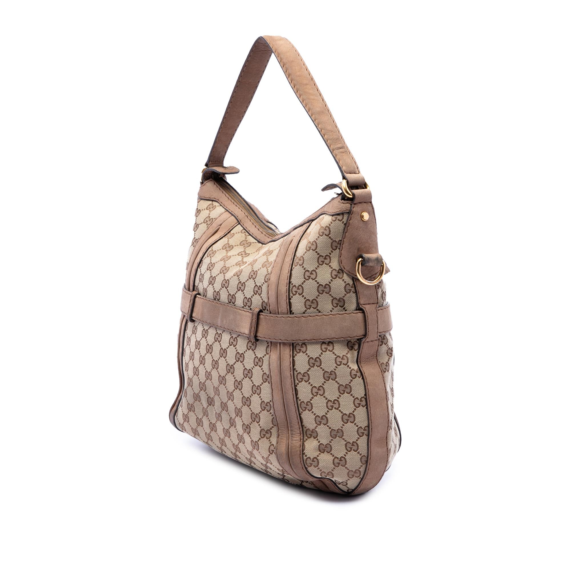 Gucci Medium GG Canvas Running Satchel