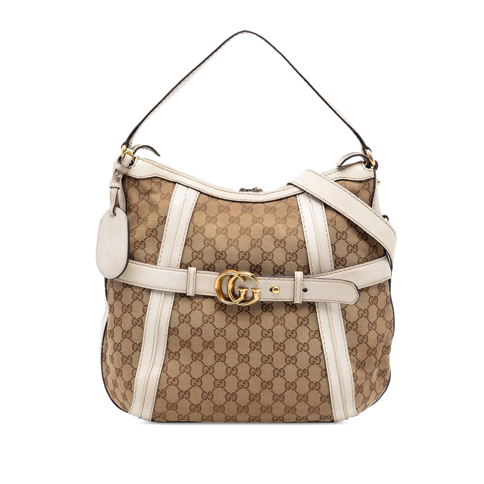 Gucci Medium GG Canvas Running Satchel