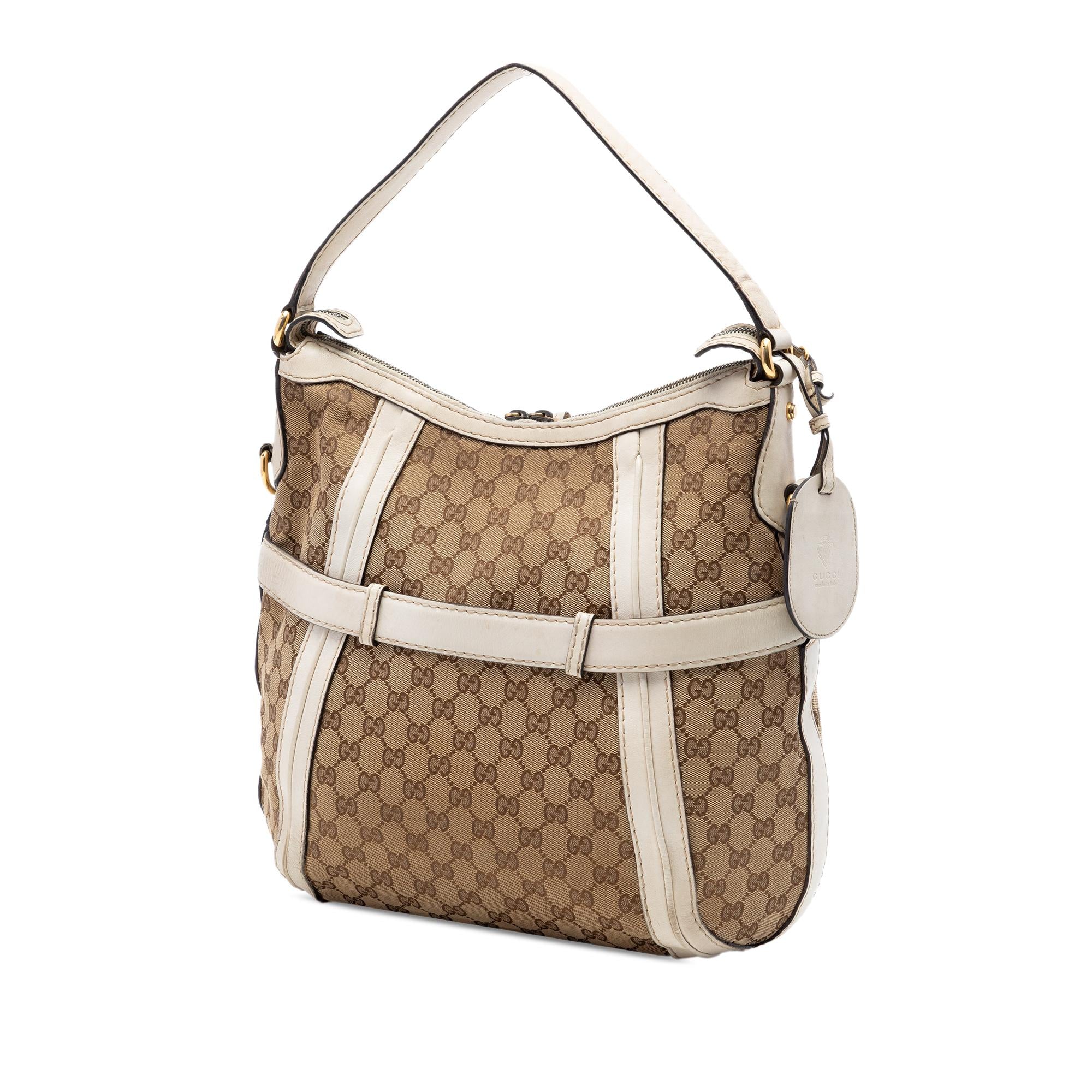 Gucci Medium GG Canvas Running Satchel