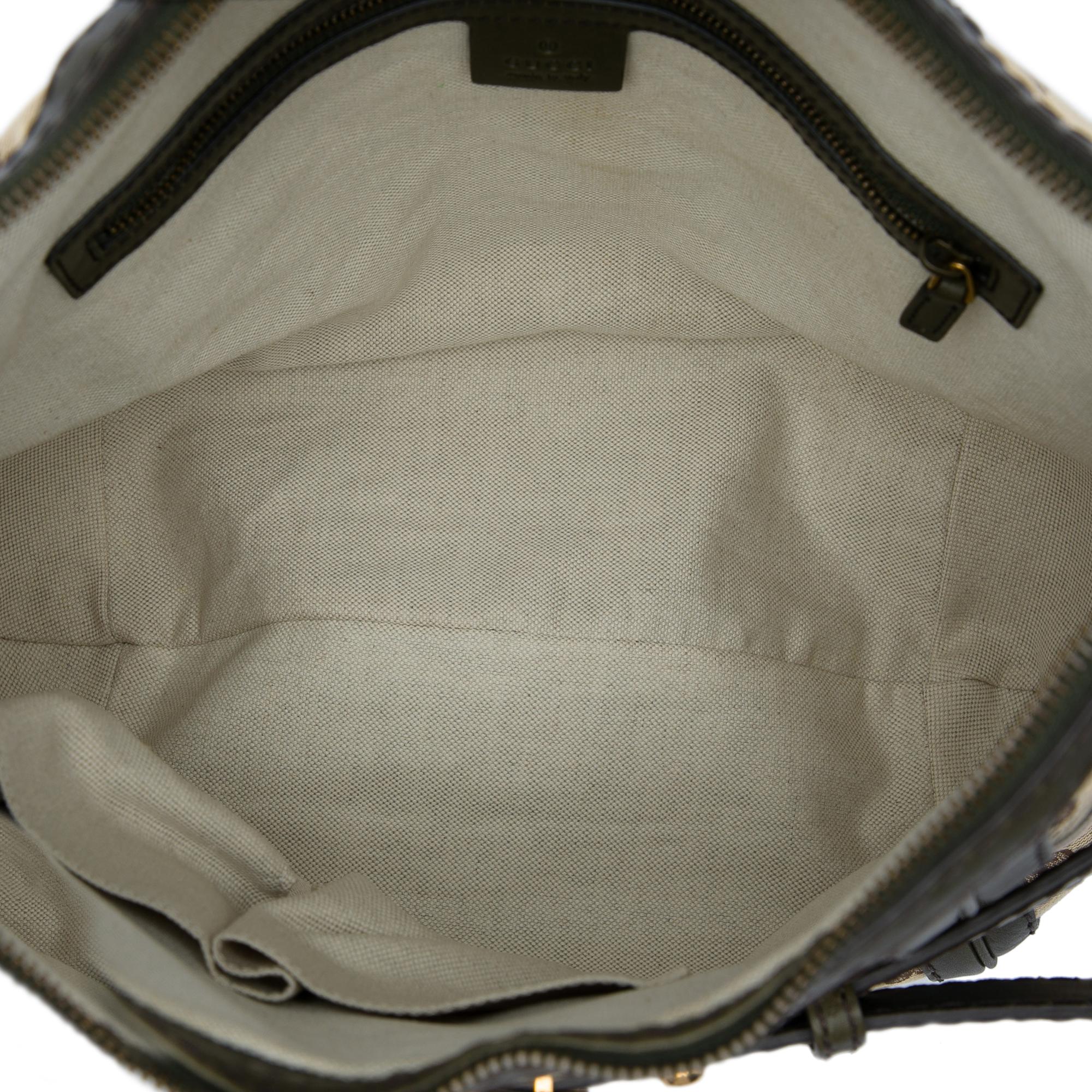 Gucci Medium GG Canvas Running Satchel