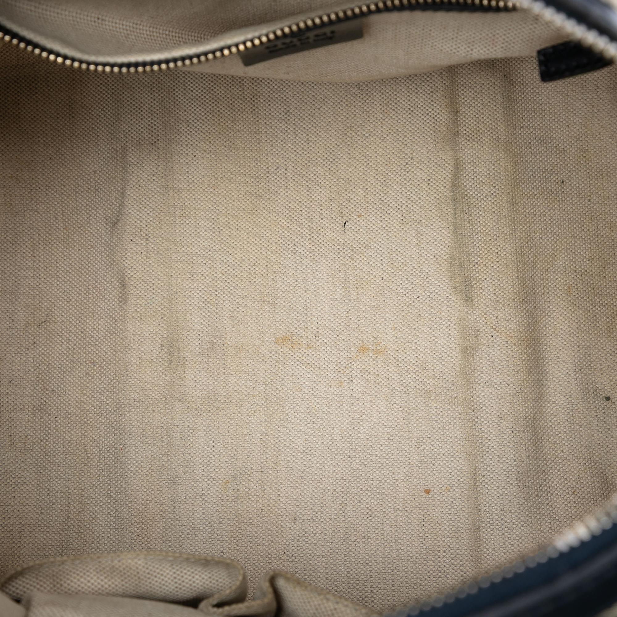 Gucci Medium GG Canvas Web Joy Boston Bag