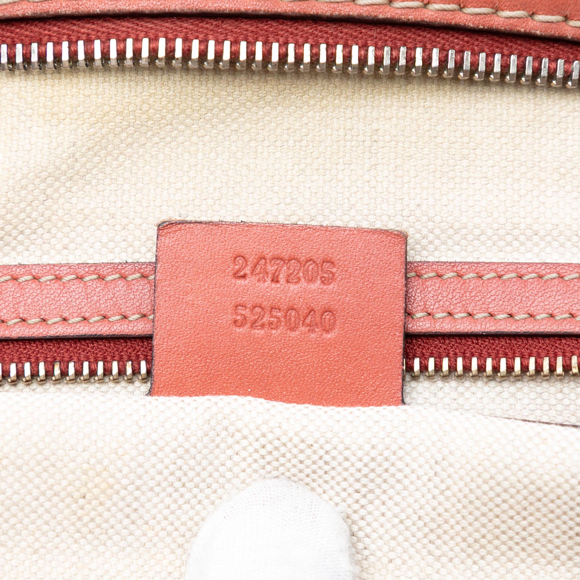 Gucci Medium GG Canvas Web Joy Boston Bag