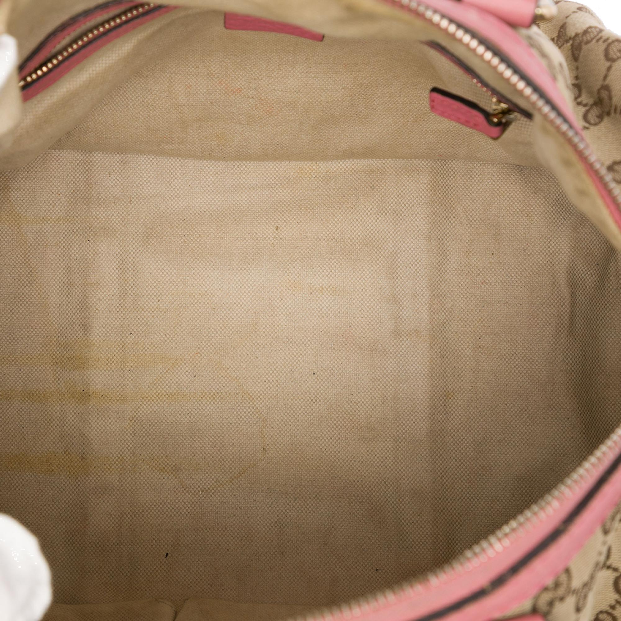 Gucci Medium GG Canvas Web Joy Boston Bag