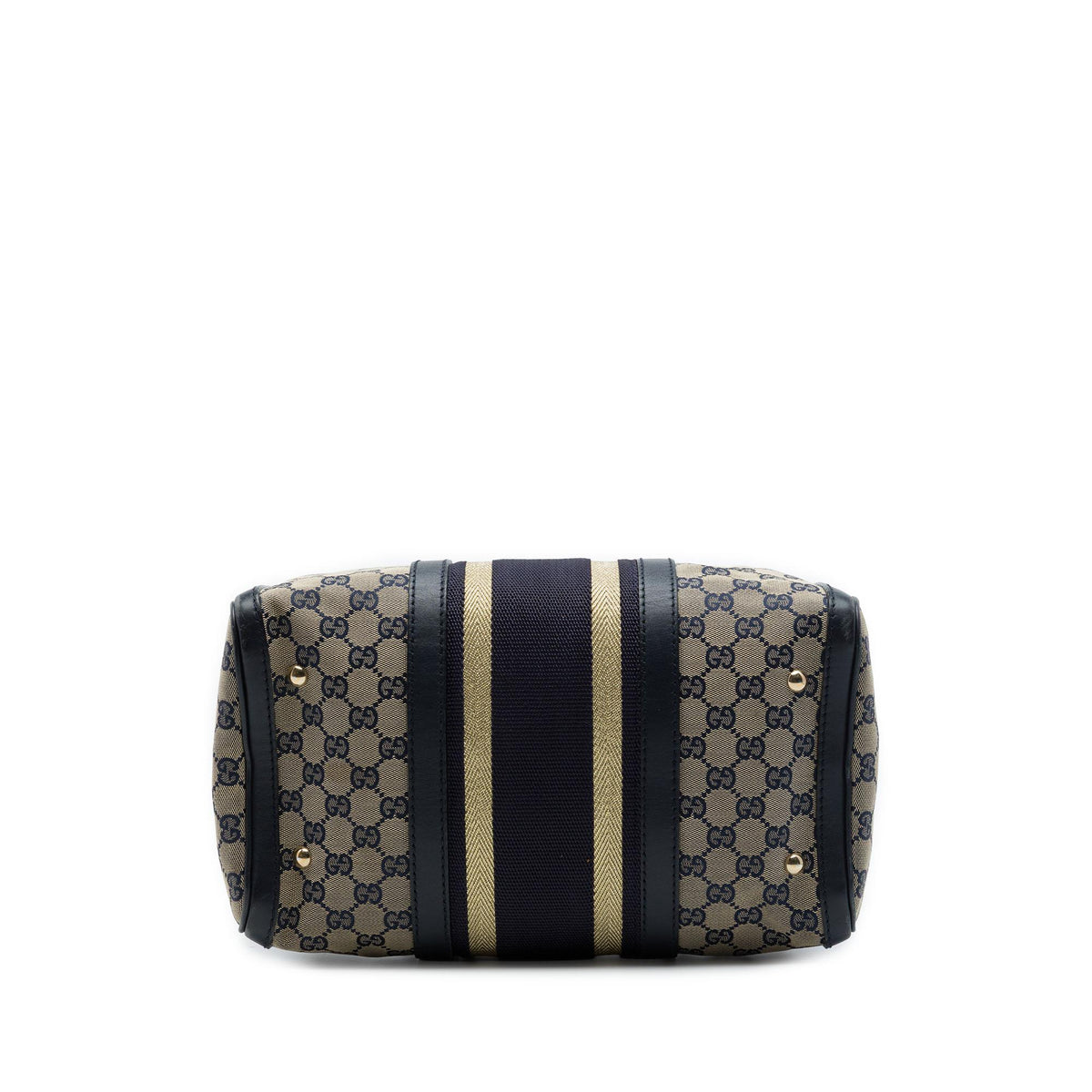 Gucci Medium GG Canvas Web Joy Boston Bag