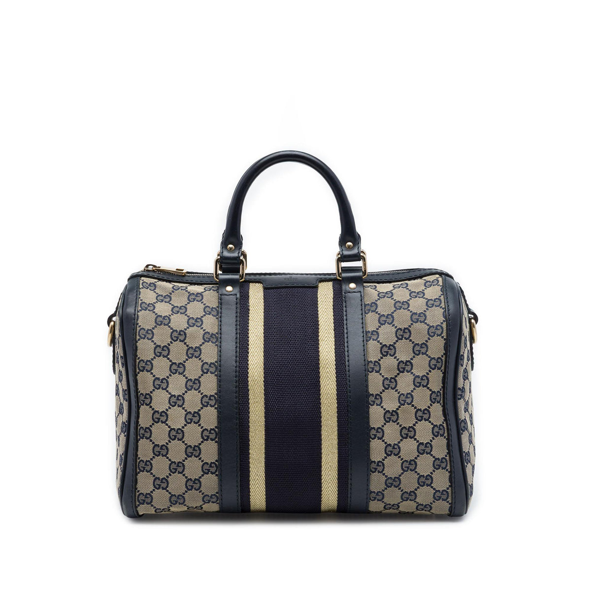 Gucci Medium GG Canvas Web Joy Boston Bag