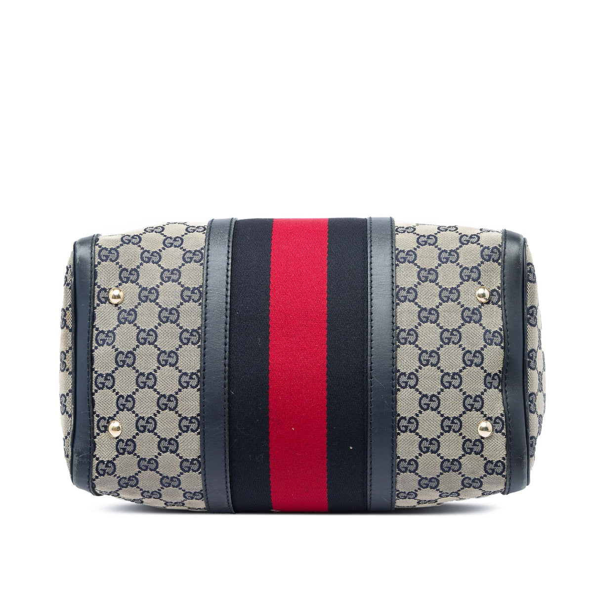 Gucci Medium GG Canvas Web Joy Boston Bag