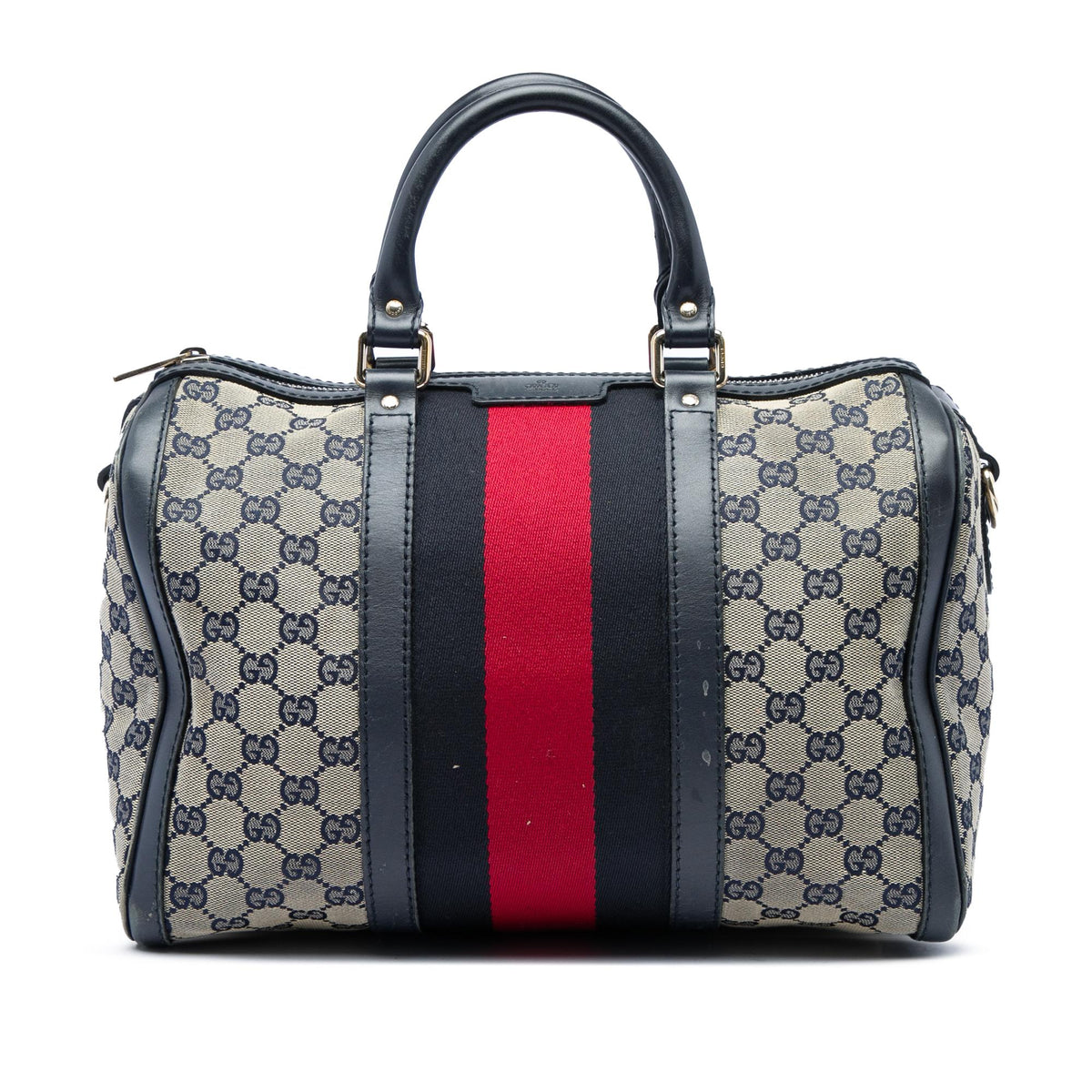Gucci Medium GG Canvas Web Joy Boston Bag