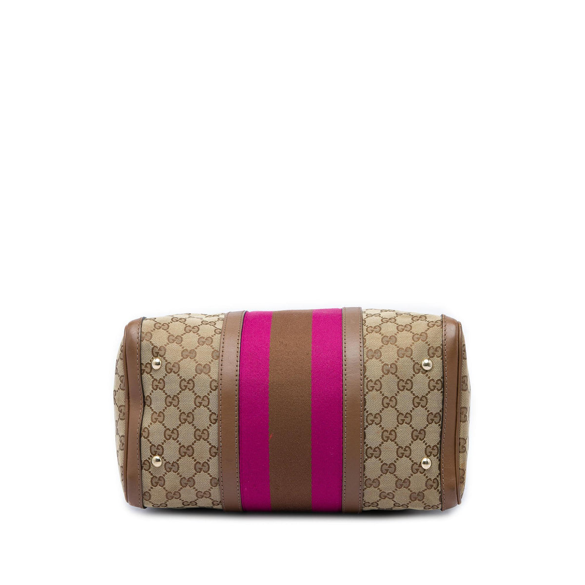 Gucci Medium GG Canvas Web Joy Boston Bag