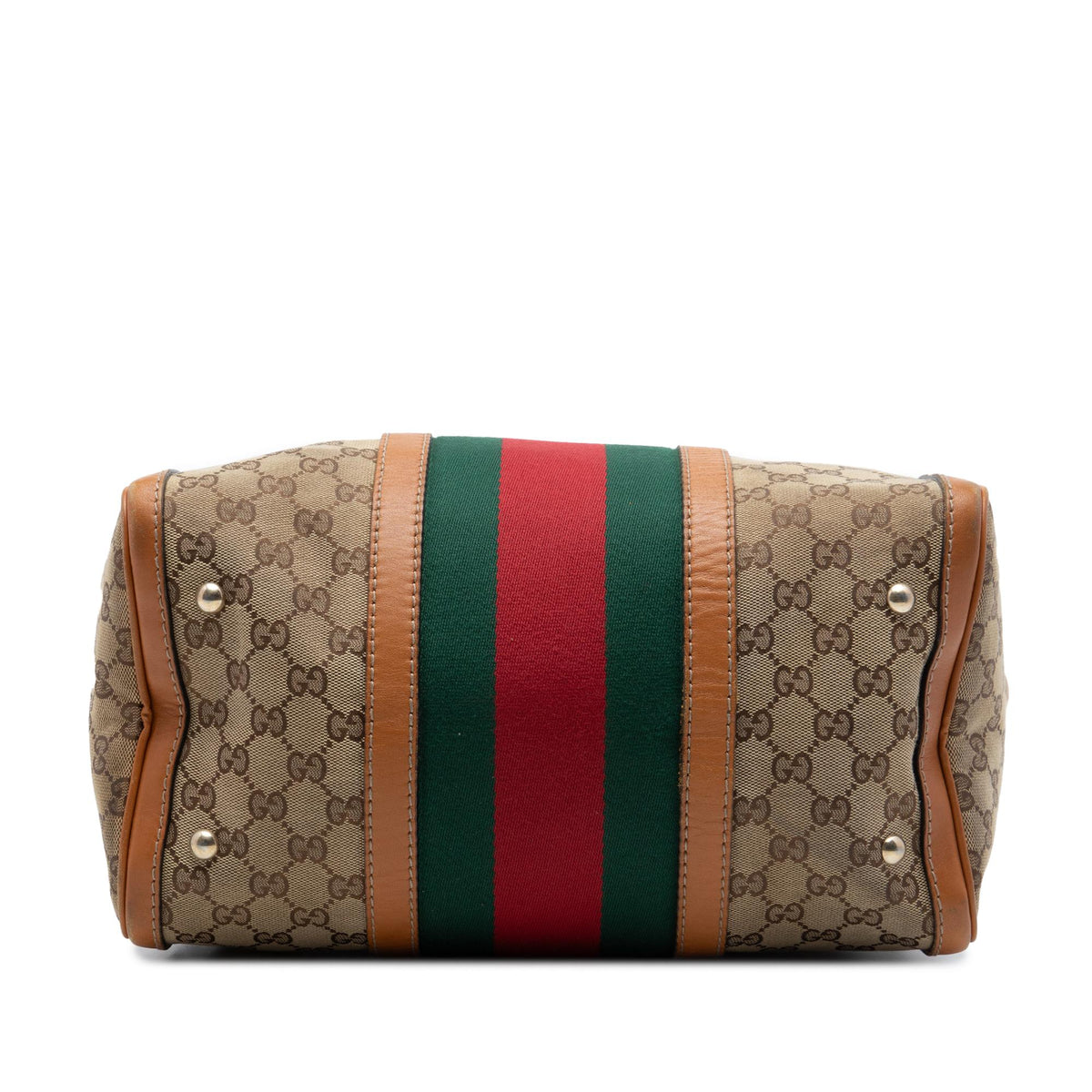 Gucci Medium GG Canvas Web Joy Boston Bag
