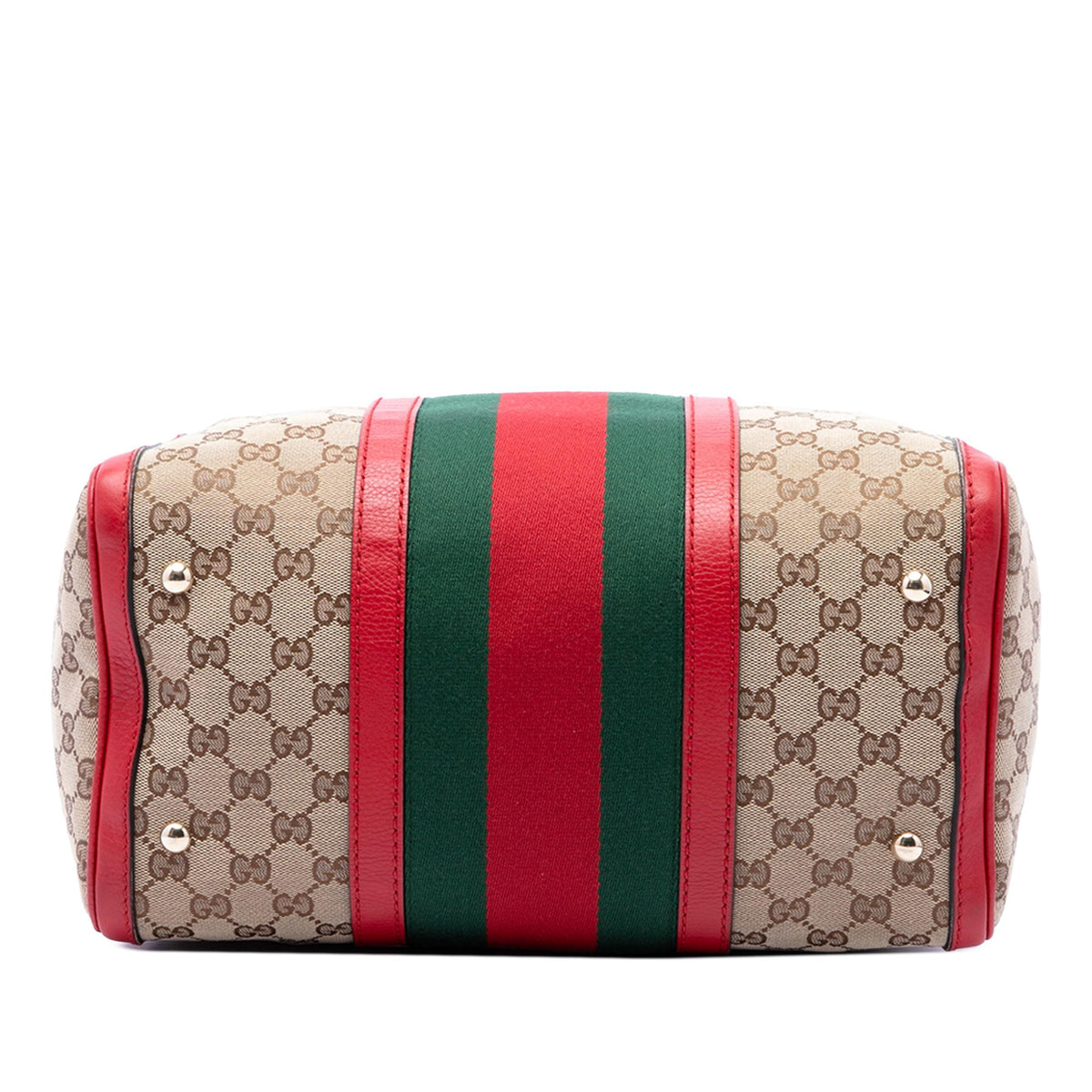 Gucci Medium GG Canvas Web Joy Boston Bag