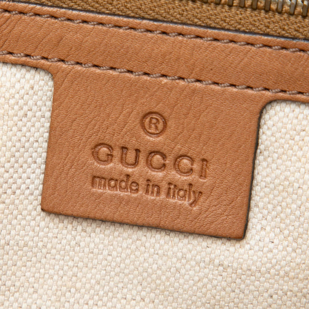 Gucci Medium GG Canvas Web Rania Top Handle Bag